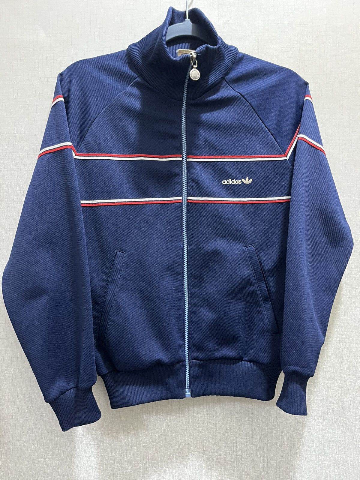 Japanese Brand × Vintage 🔥80's🔥 adidas X descent track top jpn ver Size S / US 4 / IT 40 - 1 Thumbnail