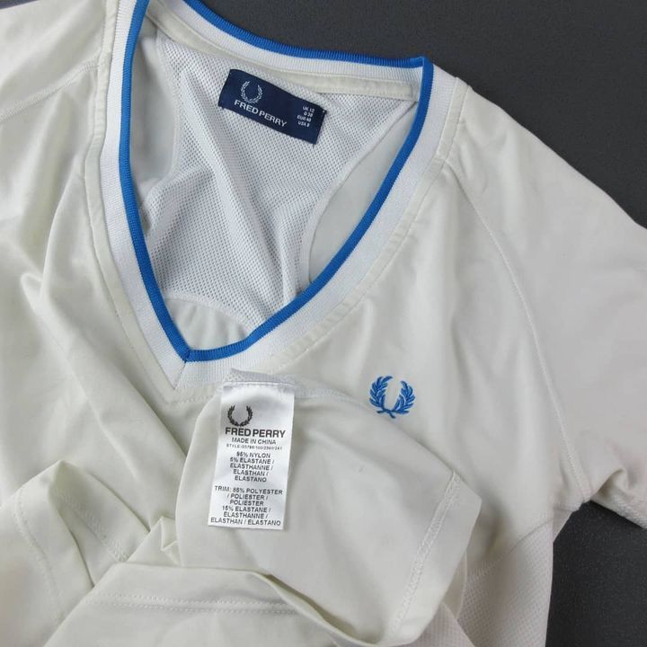Fred Perry FredPerry sportswear White T Shirts Jersey tennis sportswear Size S / US 4 / IT 40 - 3 Thumbnail