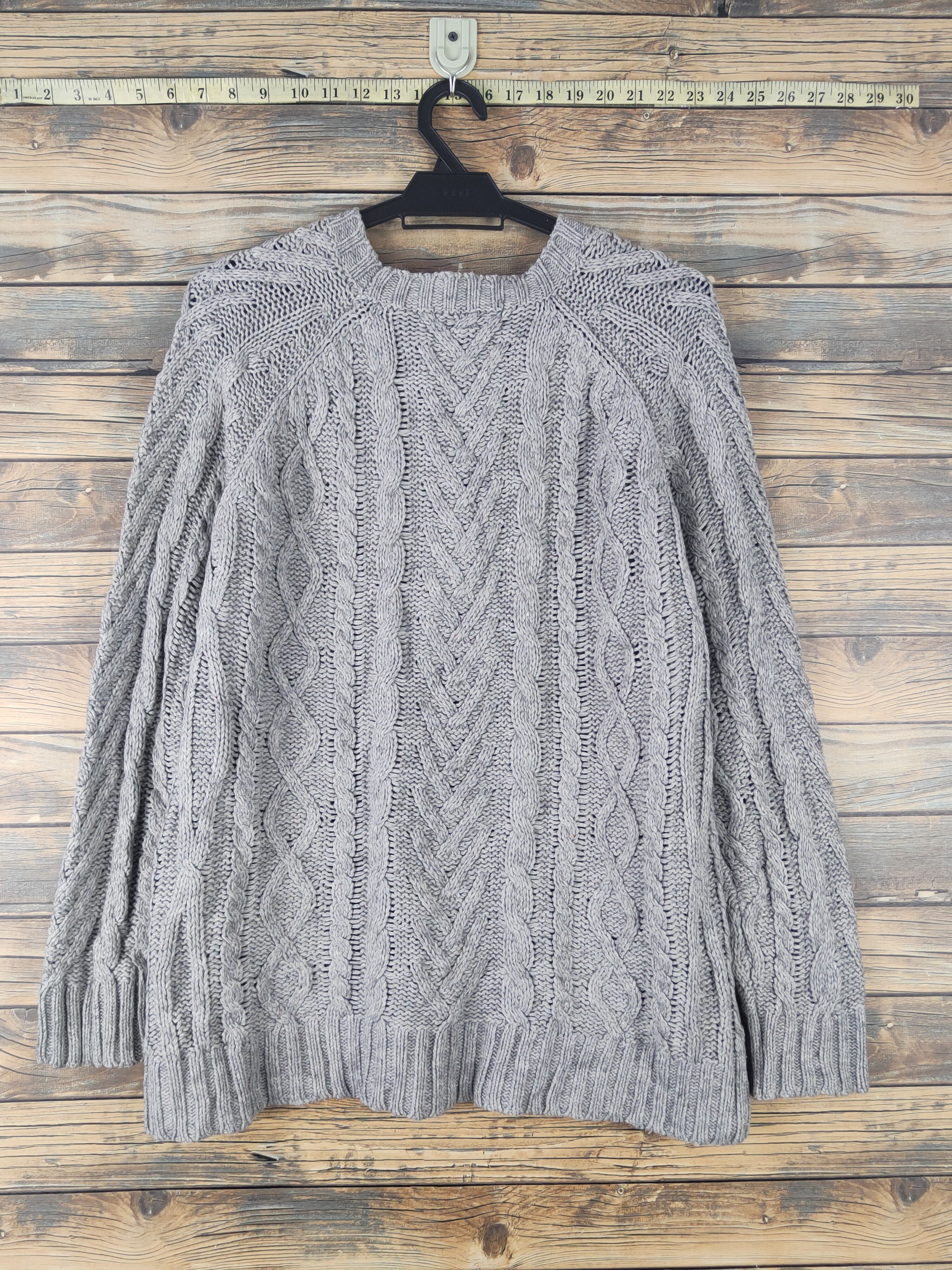 Vintage DL Back Number Gray Knitwear Sweatshirts #1617 Size L / US 10 / IT 46 - 7 Thumbnail