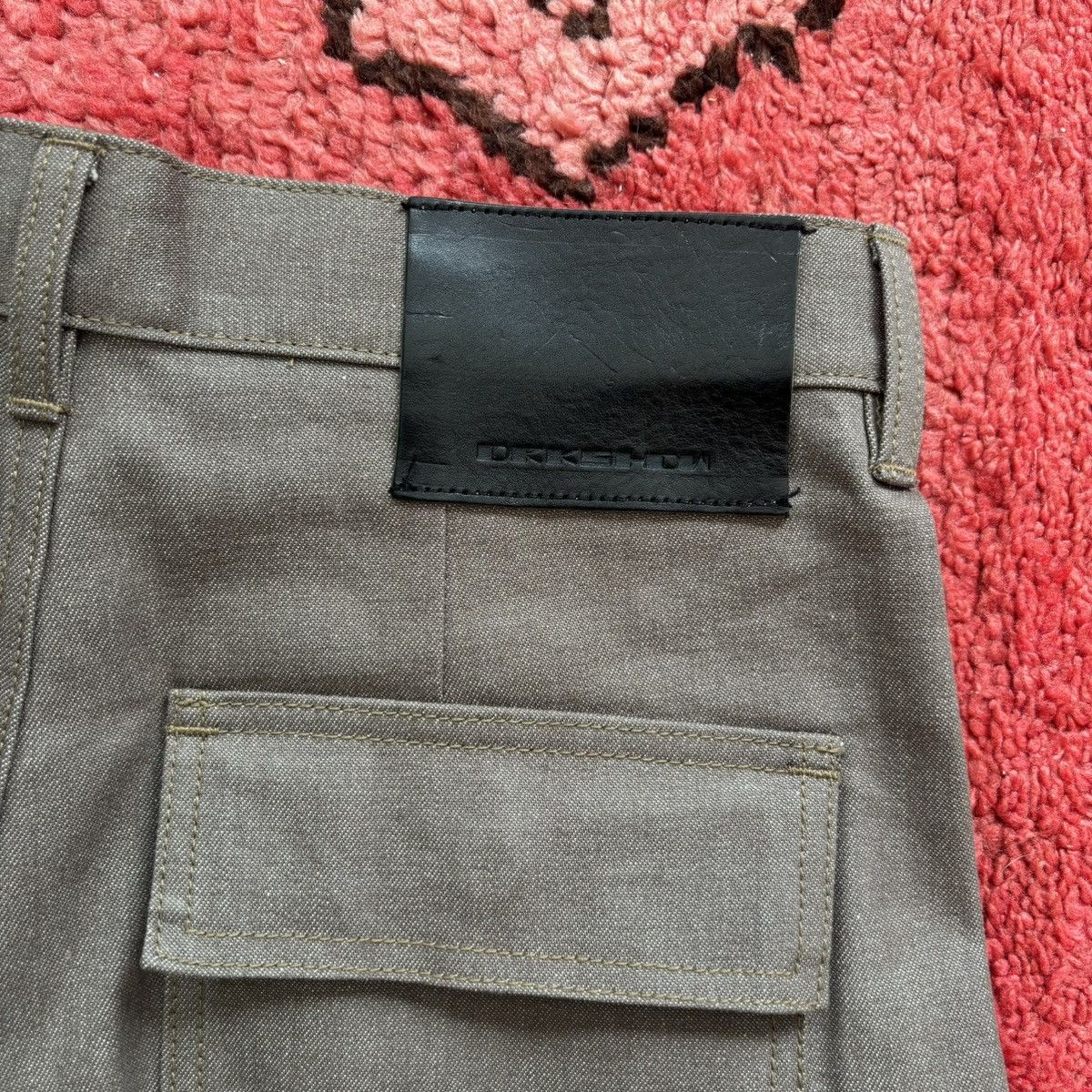 Rick Owens Rick Owens Geth DRKSHDW Sage Cargo Size US 29 - 4 Thumbnail