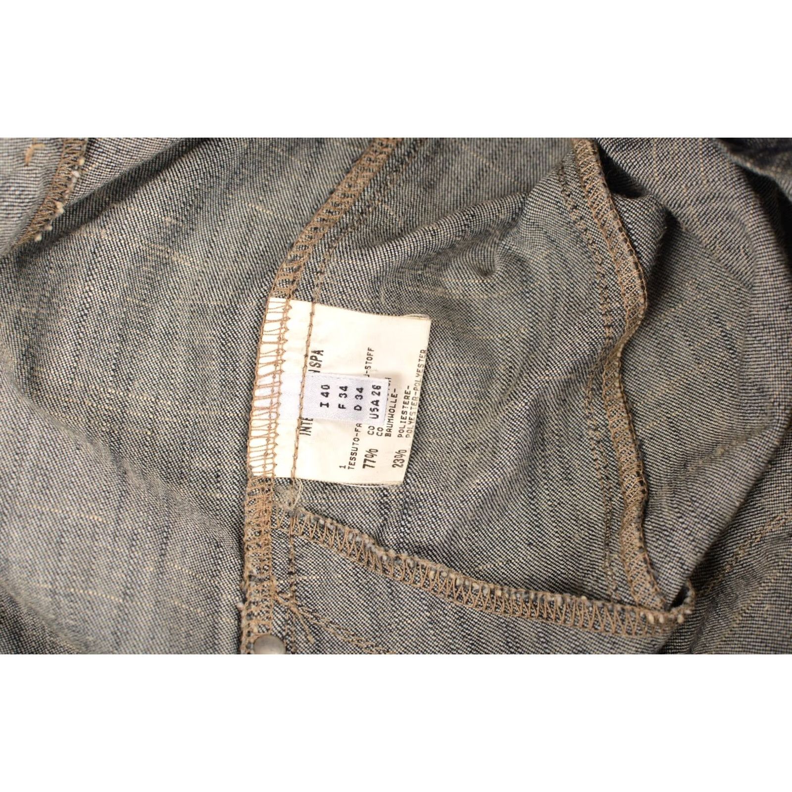 Vintage VINTAGE Le Jean De Marithe Francois Girbaud Denim Jacket Women 34 Blue Jeans Coat Overcoat 34 Mens Womens Girls Boys Size 24" / US 00 / IT 34 - 4 Thumbnail