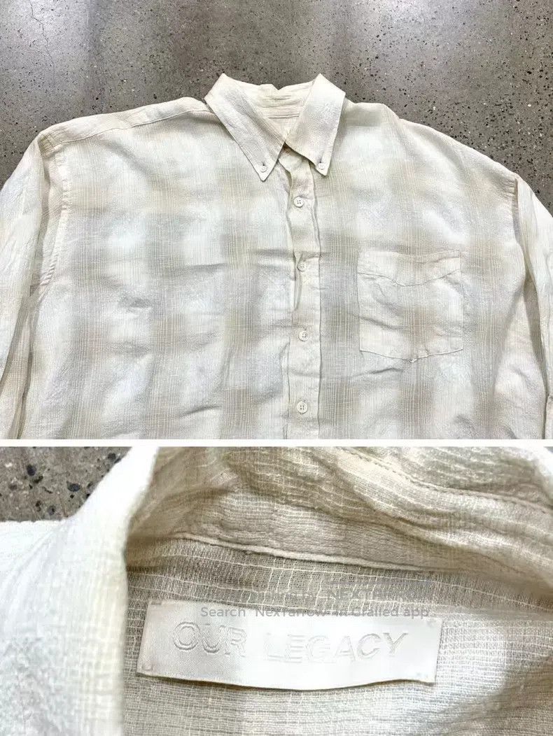 Our Legacy Our Legacy Pleated Plaid Shirt Size US M / EU 48-50 / 2 - 5 Thumbnail