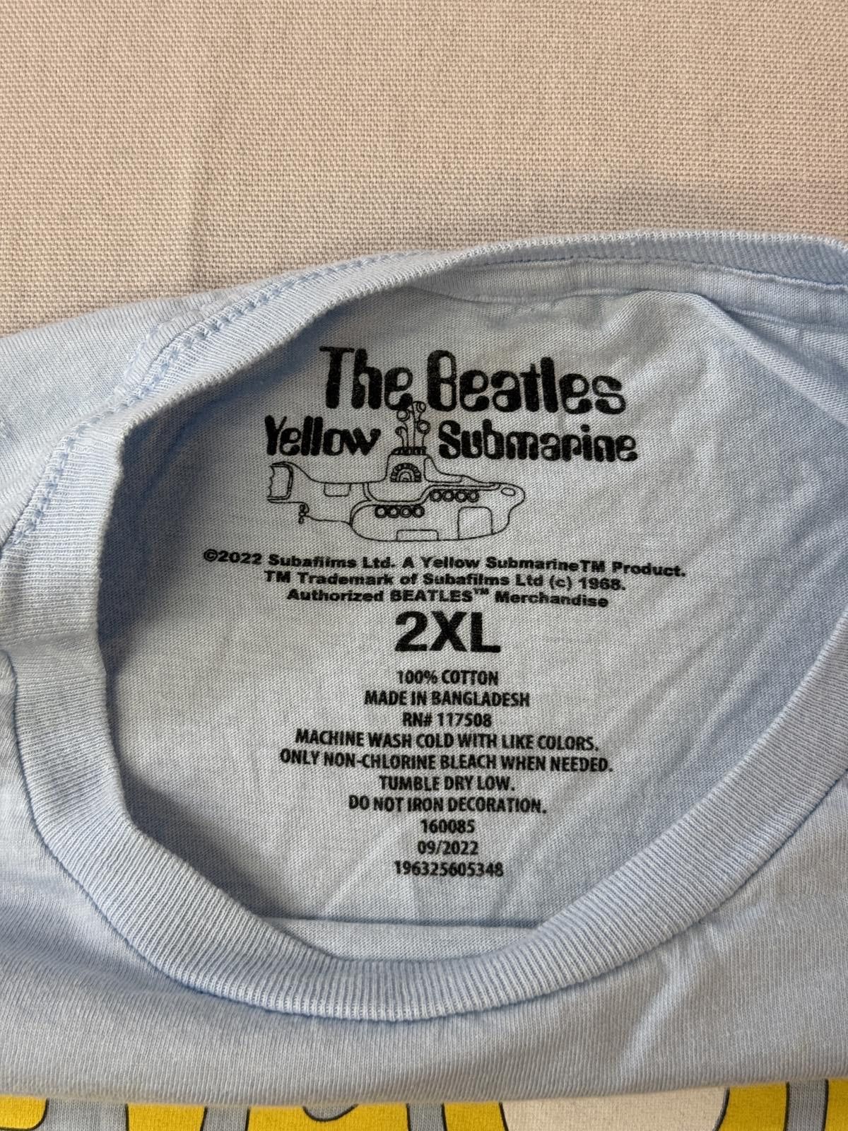 Designer The Beatles T-shirt Album Yellow Submarine Movie Tee XXL Size US XXL / EU 58 / 5 - 3 Thumbnail