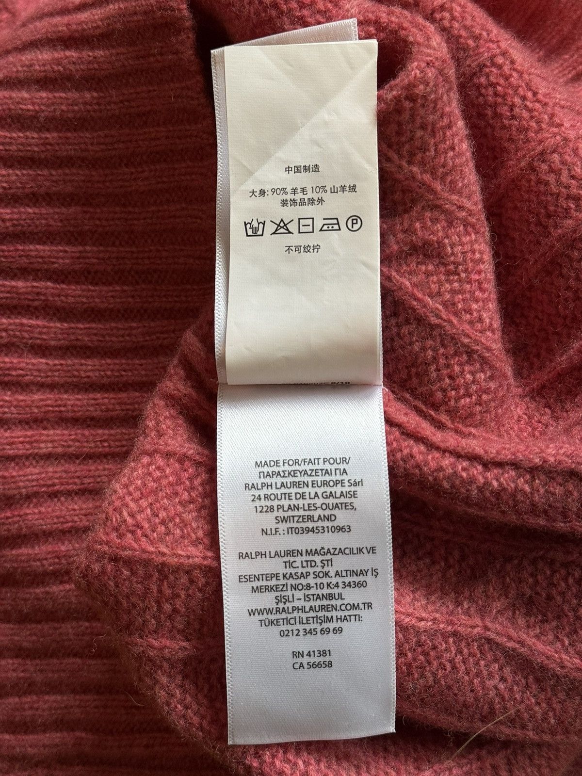 Polo Ralph Lauren Polo Ralph Lauren wool + cashmere blend cable knit sweater Size M / US 6-8 / IT 42-44 - 12 Thumbnail