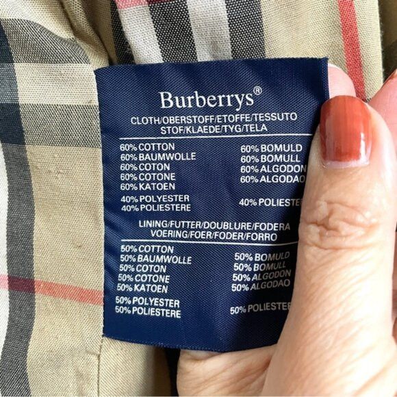 Burberry Vintage Burberry Khaki Light Trench Coat - 38R / L-XL Size US L / EU 52-54 / 3 - 8 Thumbnail