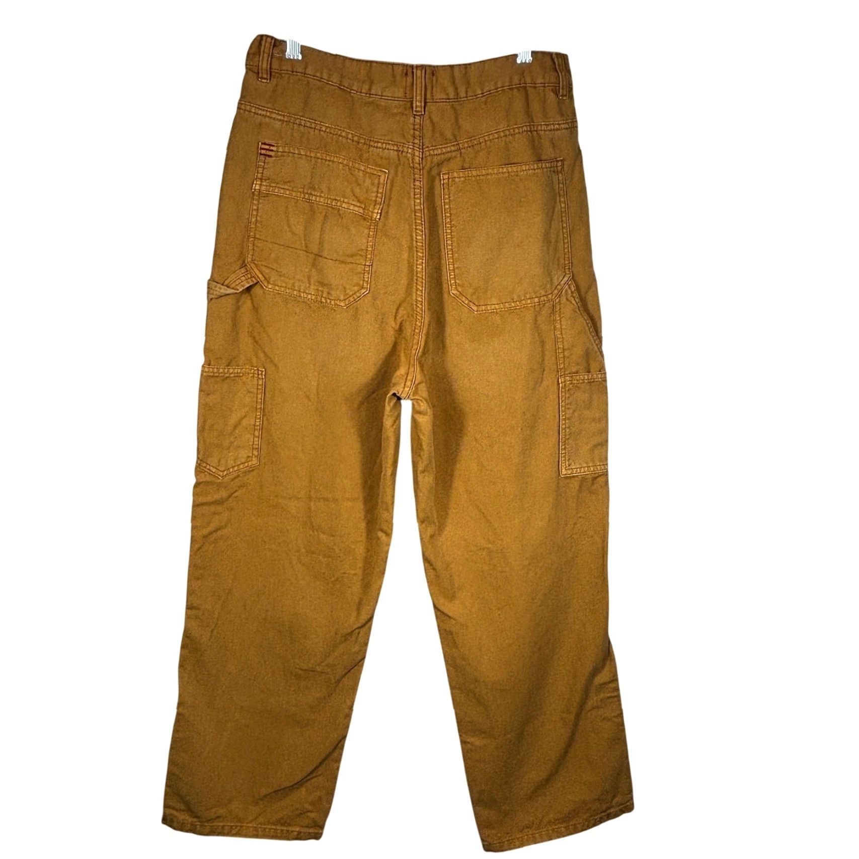 Bdg BDG High Rise Carpenter Pants Womens 30 Mustard Brown Urban Outfitters Baggy Size 30" / US 8 / IT 44 - 2 Thumbnail