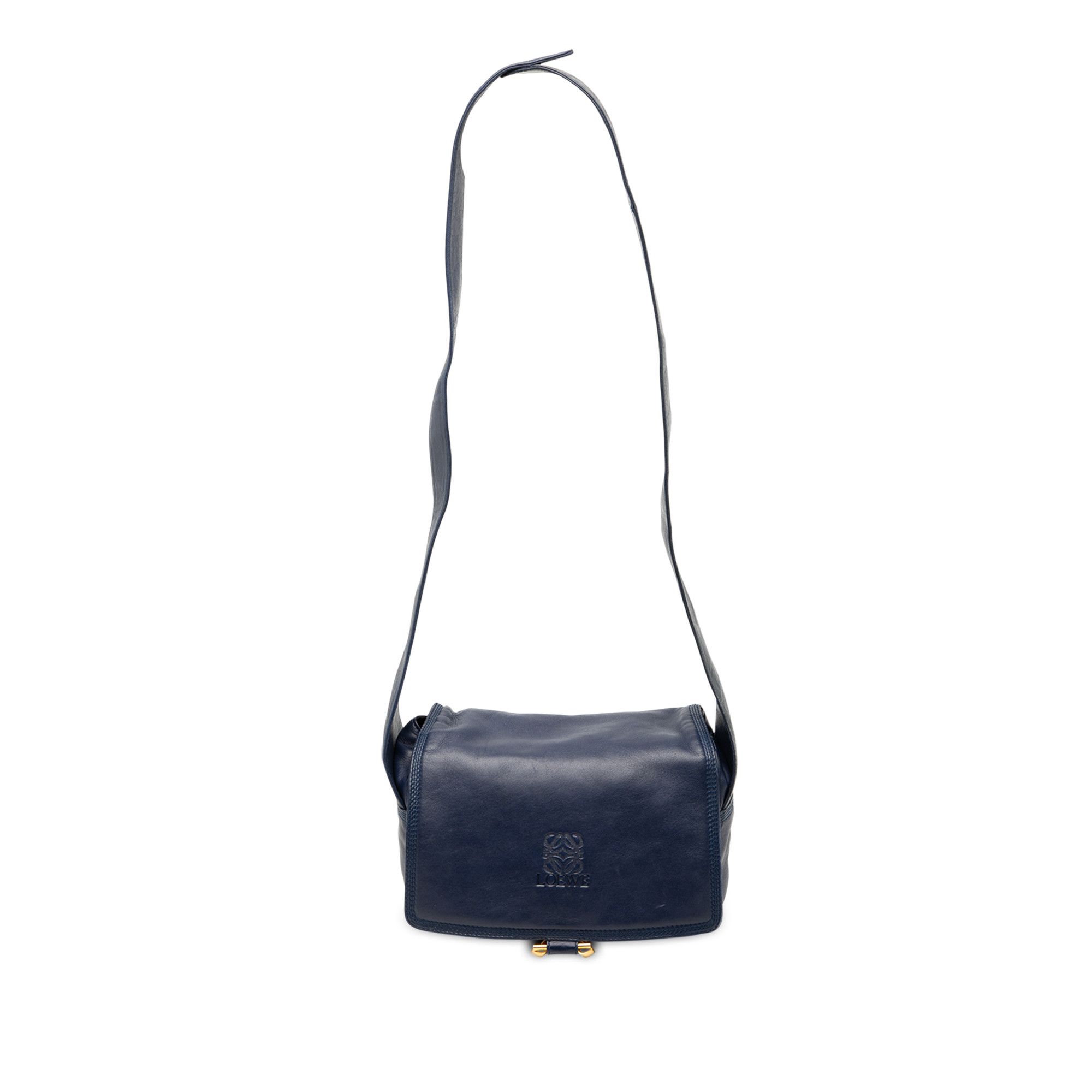 Loewe LOEWE Anagram Leather Flap Crossbody Size ONE SIZE - 1 Thumbnail