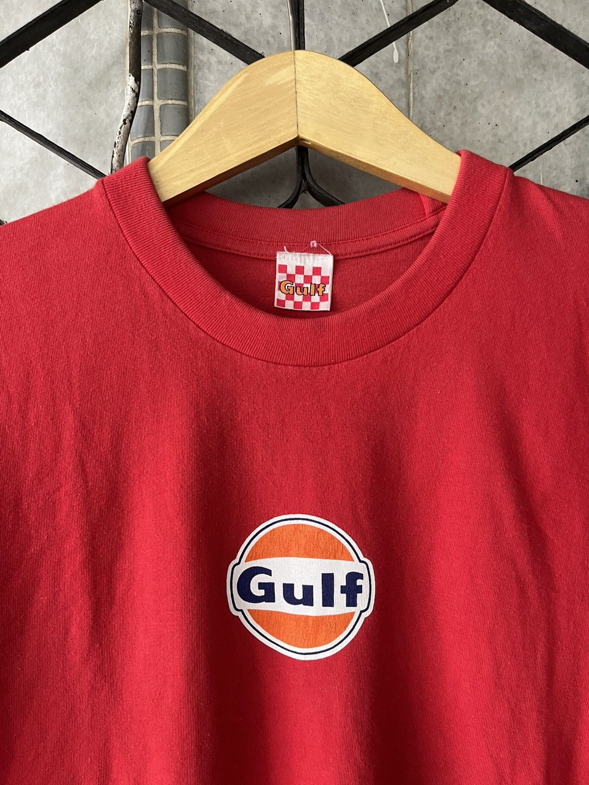 Vintage RARE Vintage Gulf Oil 90s Made in USA T-Shirt Size US L / EU 52-54 / 3 - 2 Thumbnail