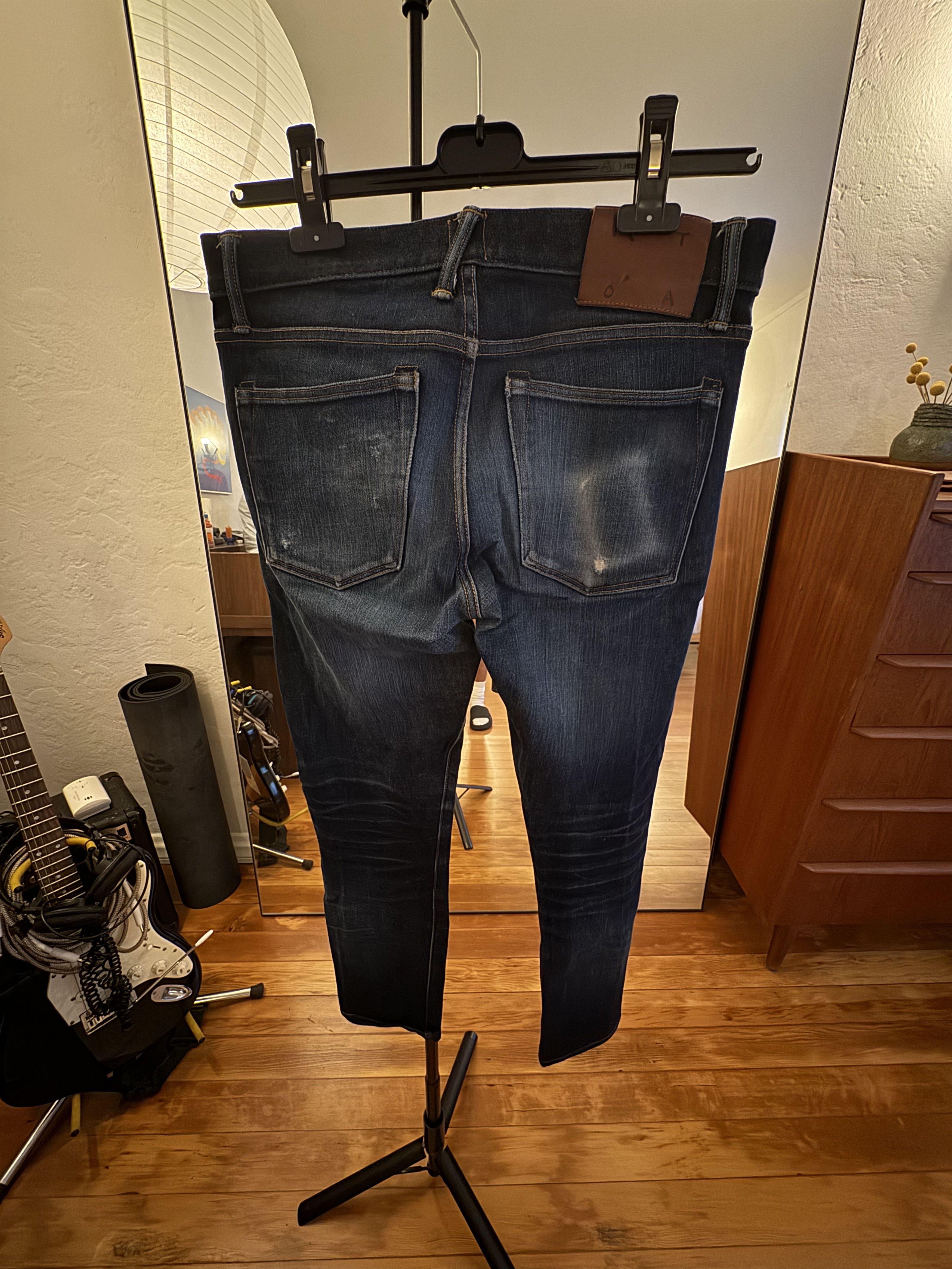 Hiroshi Kato hiroshi kato 10.5oz raw selvedge denim "pen slim" waist 31 Size US 31 - 2 Thumbnail