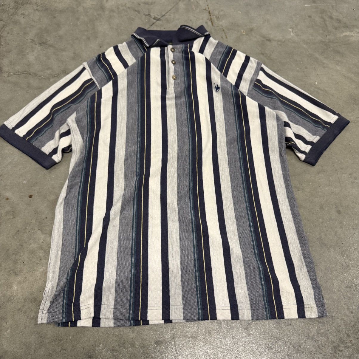 Other Vintage Y2K/2000s Grunge Essential Skater Polo Tee! Size US L / EU 52-54 / 3 - 5 Thumbnail