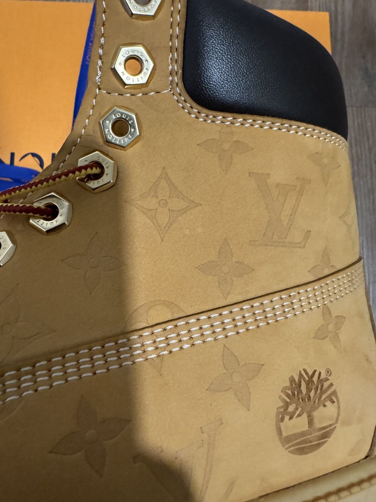 Louis Vuitton × Pharrell × Timberland Louis Vuitton Timberland 6” Ranger Boot Size US 9 / EU 42 - 7 Thumbnail
