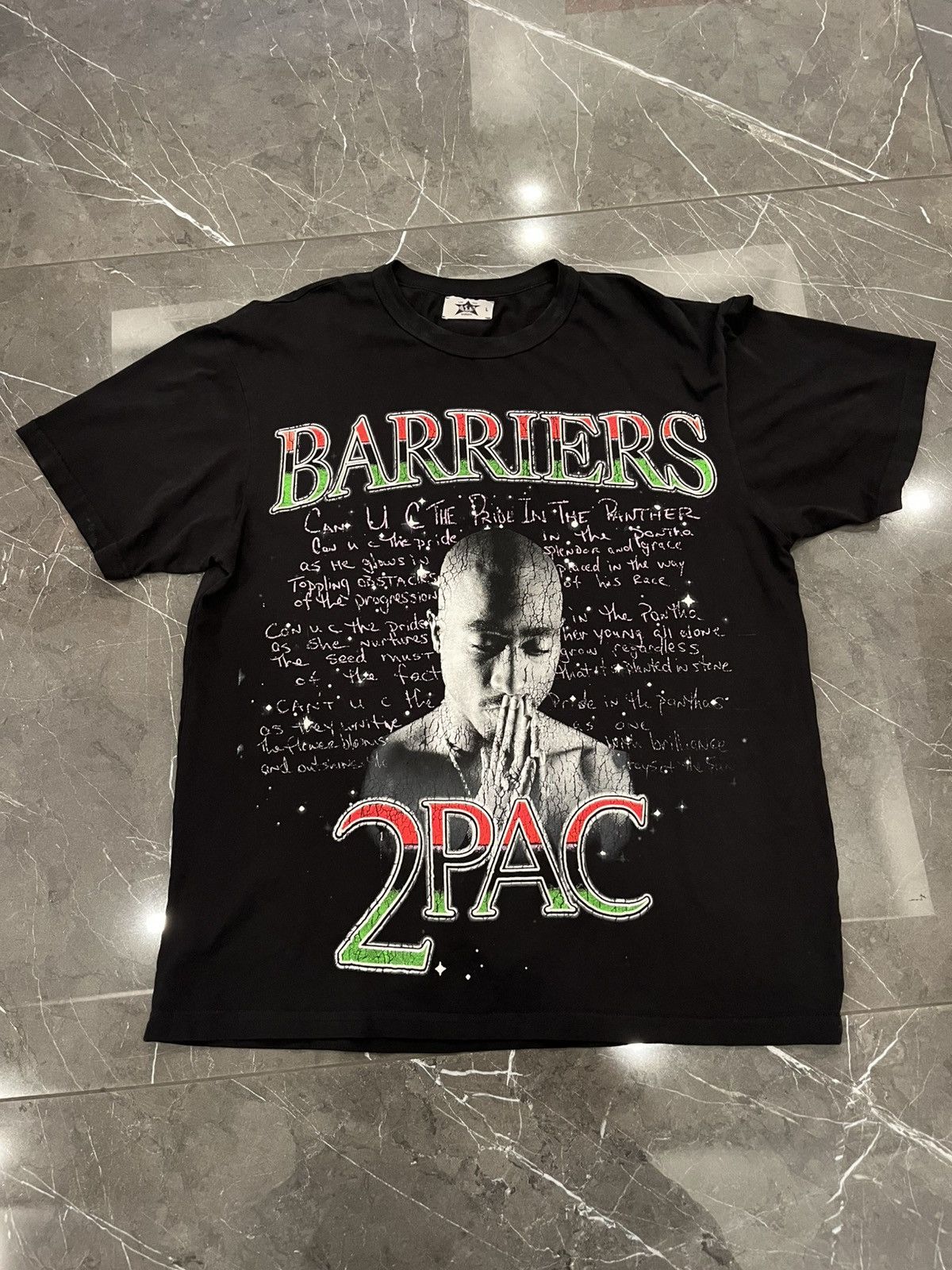 Barriers 2Pac All Eyez On Me T Shirt Tupac Sold Out RARE