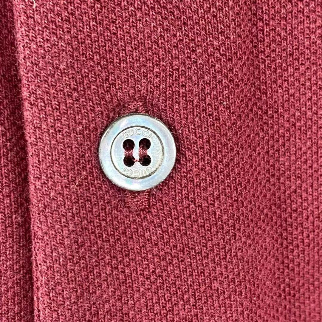 Gucci Gucci shoulder line vertical stripe short sleeve POLO Nexta Size US XL / EU 56 / 4 - 3 Thumbnail