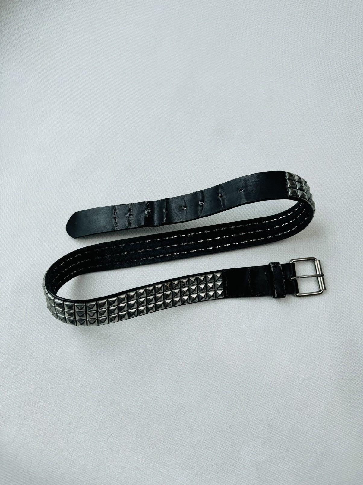 Hysteric Glamour Vintage Belts Y2K Rhinestones Punk leather belt Japanese Size 34 - 12 Thumbnail