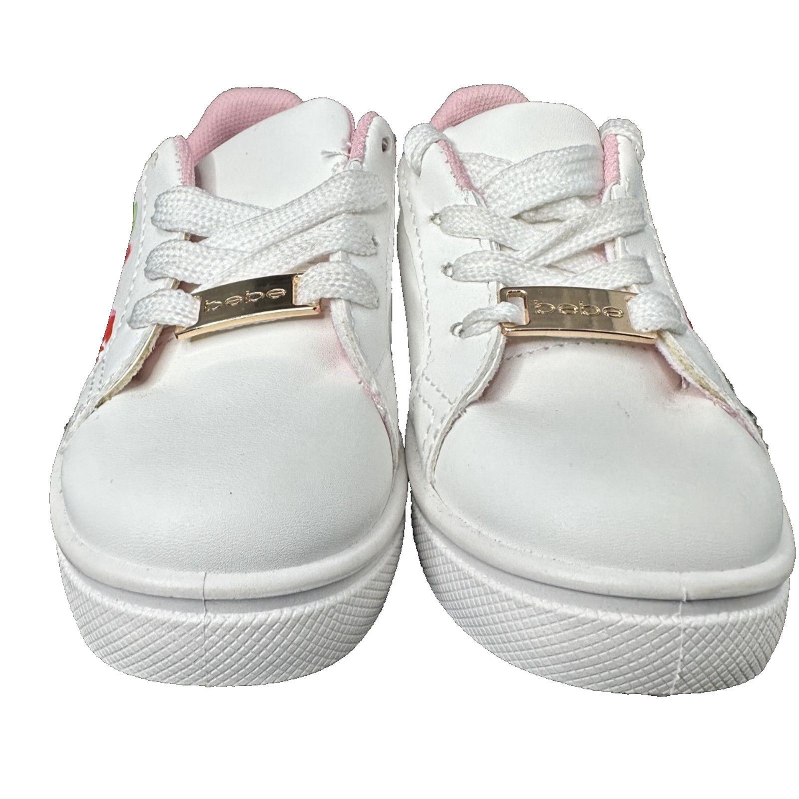 Bebe Bebe Brand Toddler Girls w/Flowers printed Sneakers Shoes Size US 7 / IT 37 - 2 Thumbnail