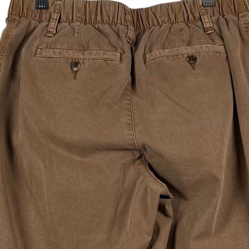 Old Navy VINTAGE? Old Navy Easy Chino Pants Brown Elastic Straight Women S Regular Fall Size 28" / US 6 / IT 42 - 4 Thumbnail