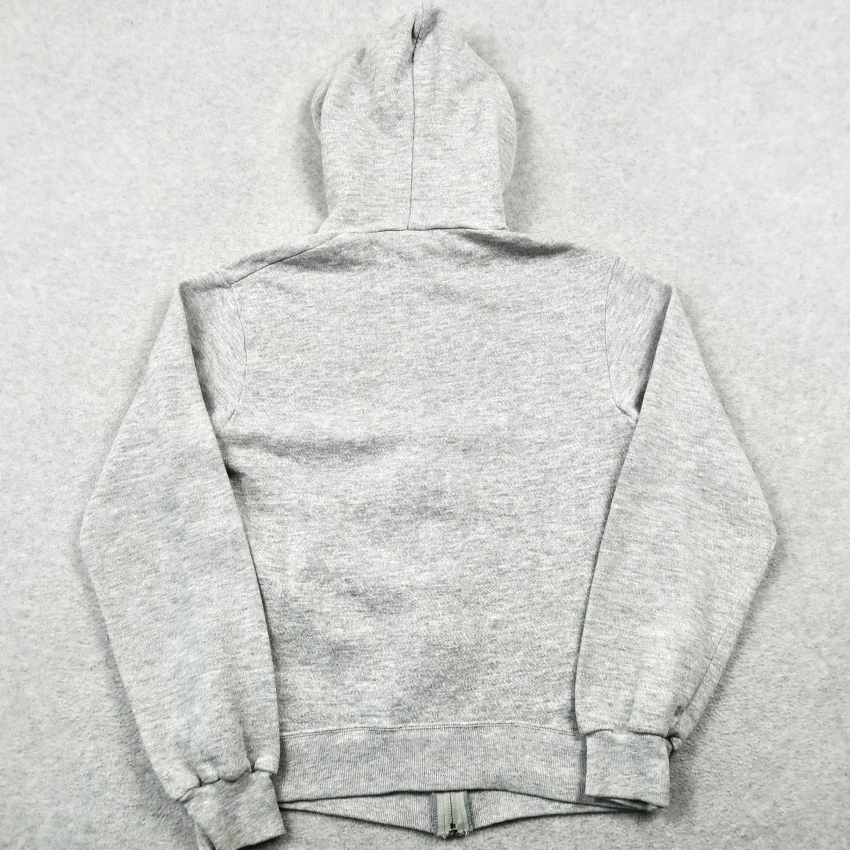 Nike VINTAGE Nike Hoodie Adult S Small Gray Full Zip Embroidered Logo Made in USA 80s Mens Size US S / EU 44-46 / 1 - 2 Thumbnail