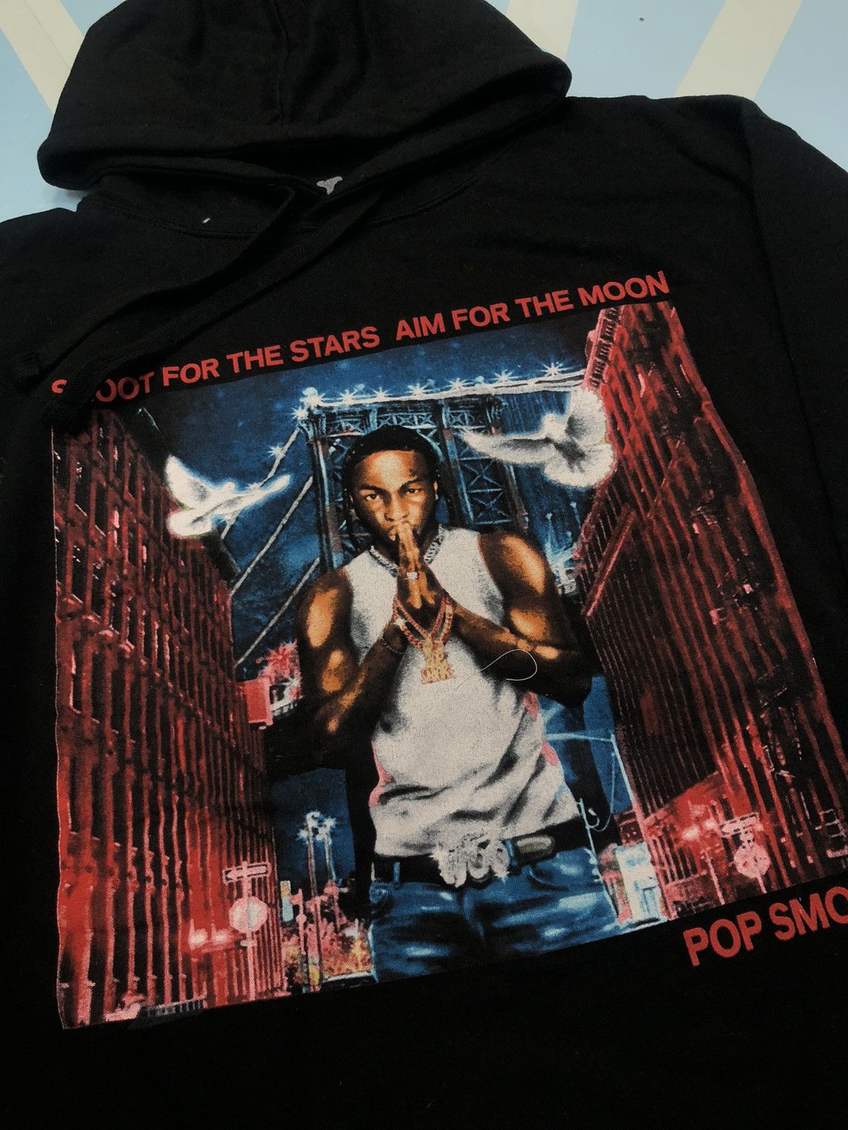 Vlone Pop Smoke x Vlone City Hoodie Size US XXL / EU 58 / 5 - 3 Thumbnail
