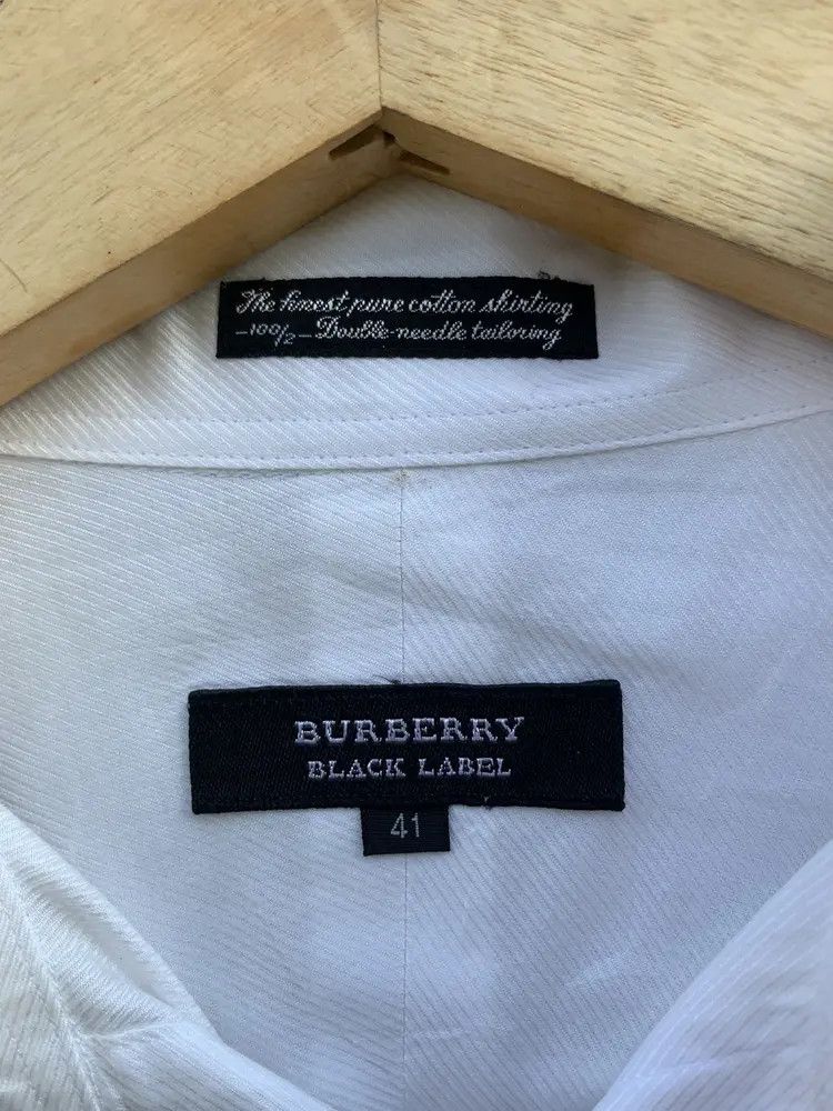 Burberry Burbarry black label novacheck rib withe dress shirt Size US L / EU 52-54 / 3 - 7 Thumbnail