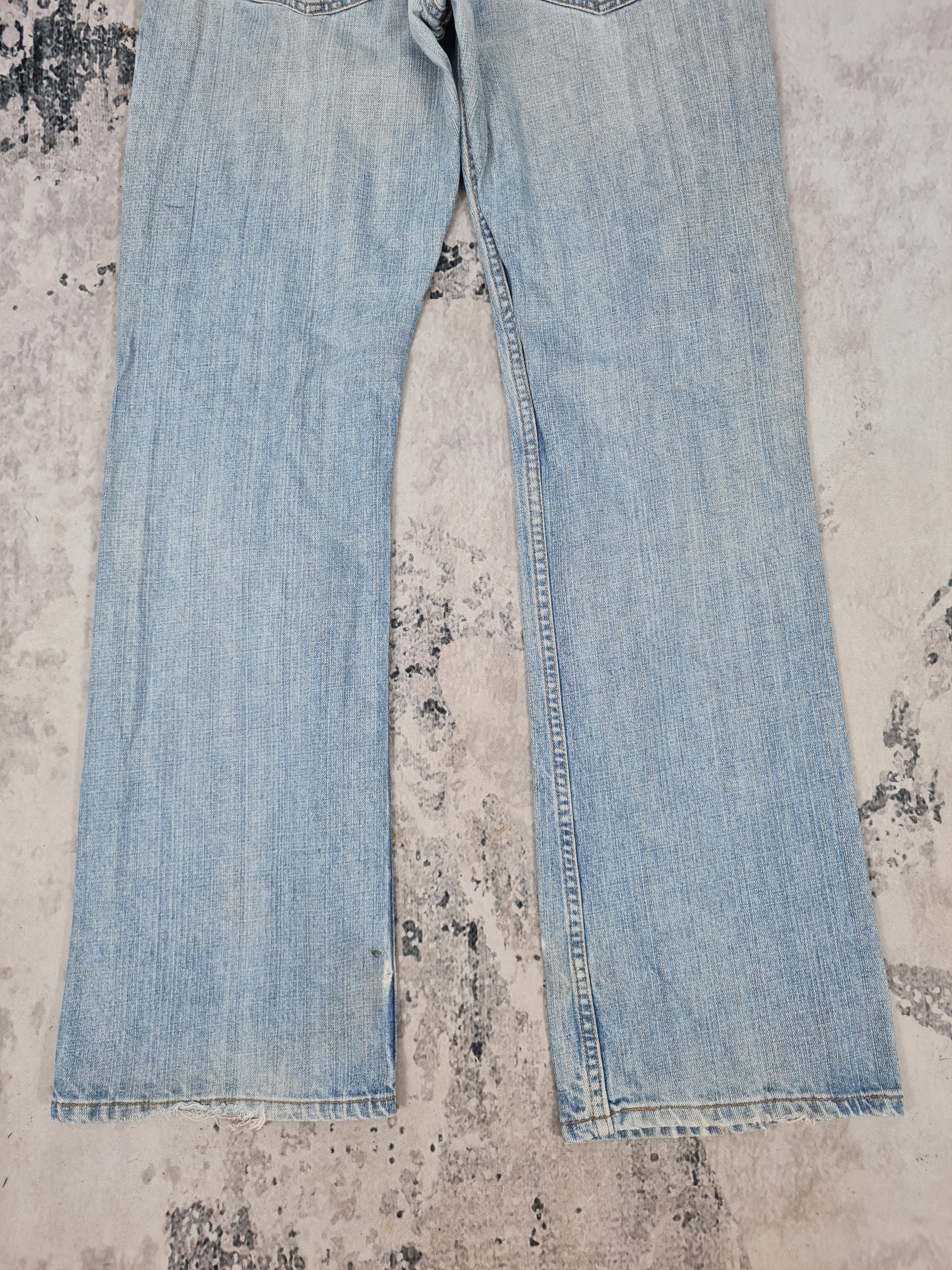 Levi's Vtg LEVIS 527 Bootcut Ripped Light Blue L0357 Size 35X34 Size US 35 - 9 Thumbnail