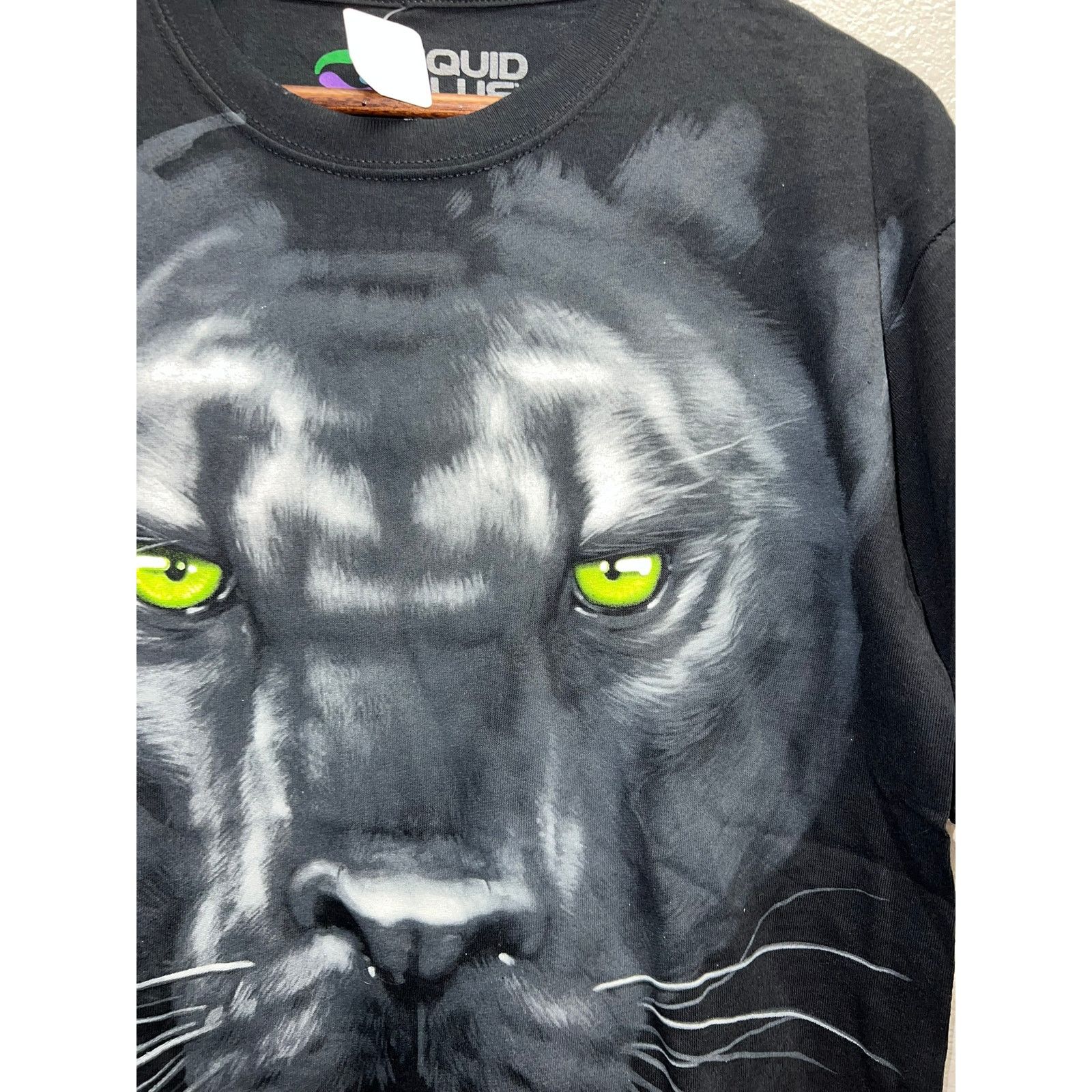 Liquid Blue Liquid Blue Panther Shirt 2010 Big Cat Black Jaguar Tee M Size US M / EU 48-50 / 2 - 3 Thumbnail