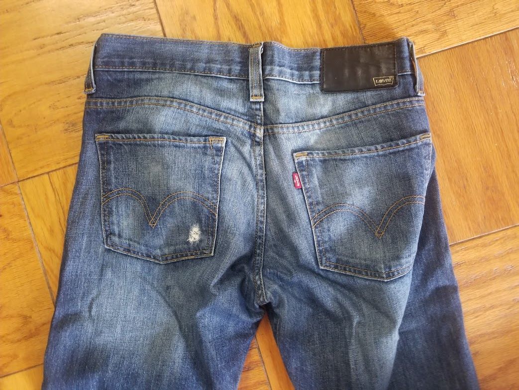 Levi's Levis 511 Skinny Jeans Mens Straight Leg Torn Ripped Size US 31 - 4 Thumbnail