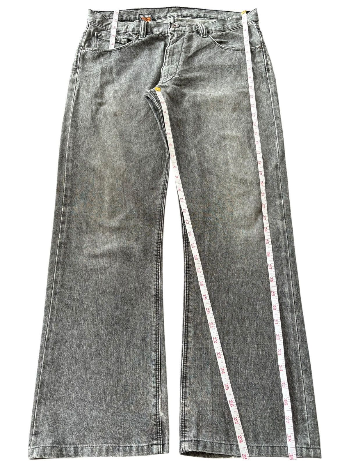 Volcom Vintage Volcom Charcoal Wash Baggy Skate Jeans Size US 34 / EU 50 - 7 Thumbnail