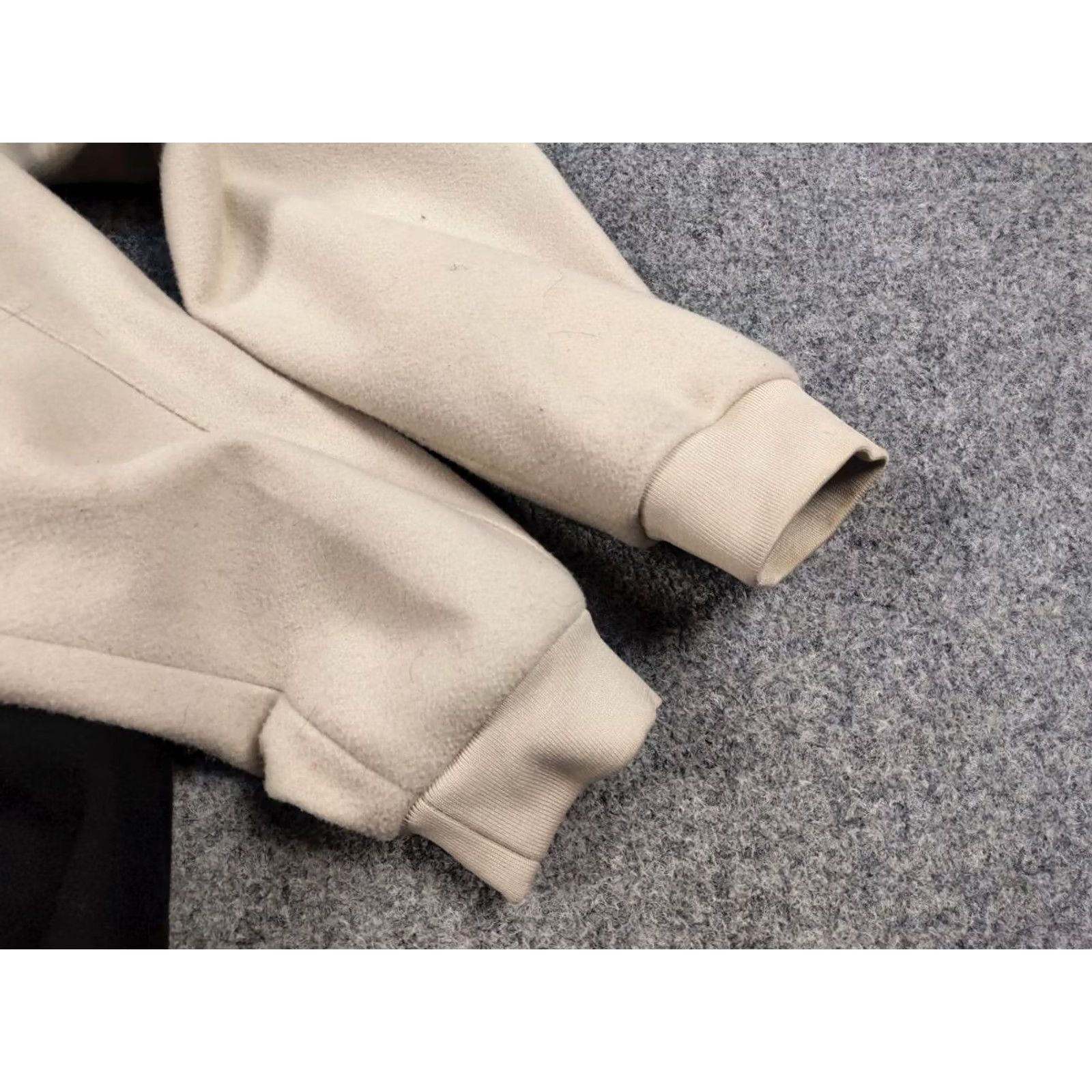 No Fear No Fear Black Varsity Bomber Jacket Women's S Wool Lining Wool Pattern Solid 90s Style Size S / US 4 / IT 40 - 6 Thumbnail