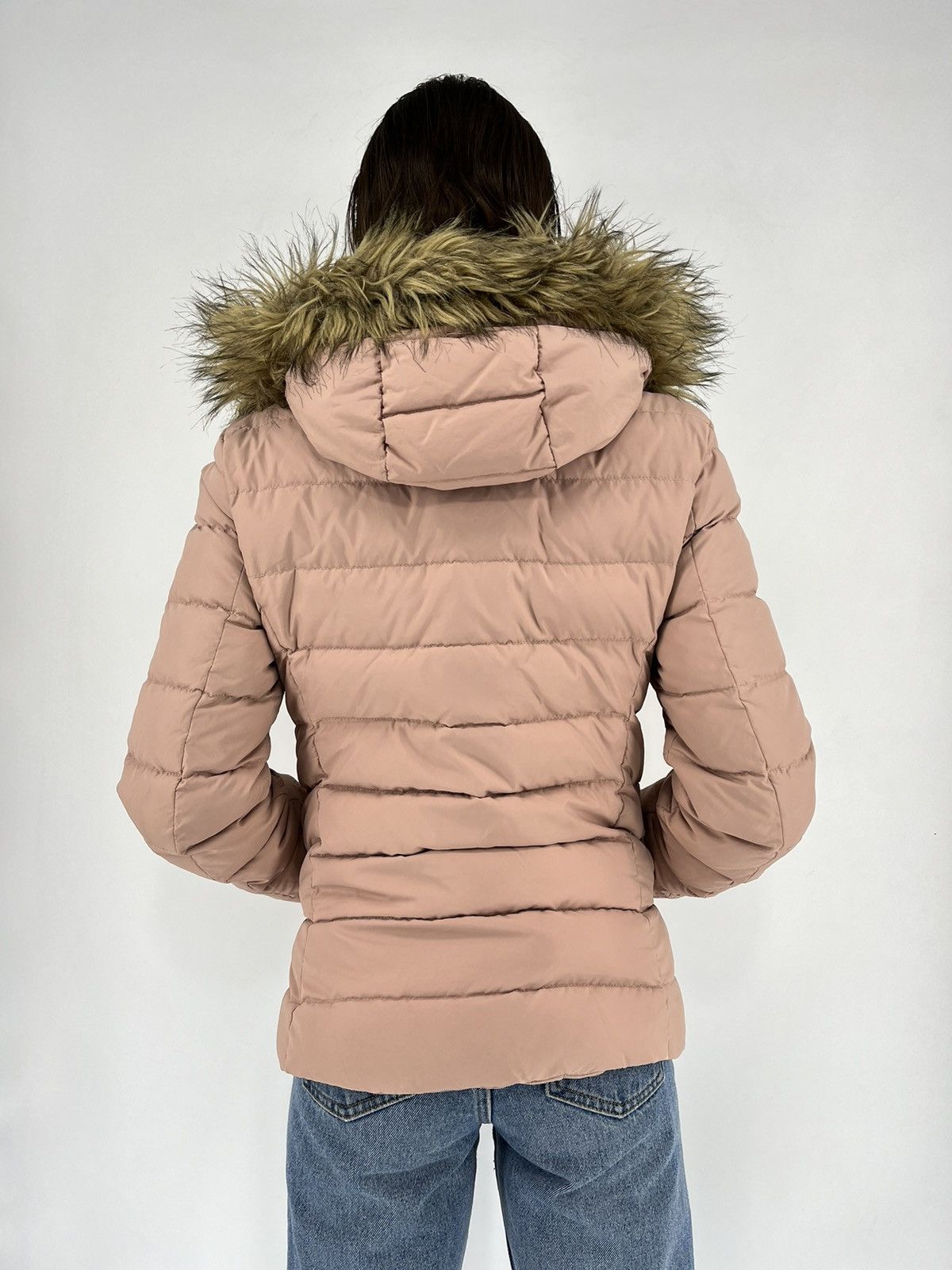 Tommy Hilfiger × Vintage Coat Tommy Hilfiger Casual Puffer Jacket With Zip Hoodie Y2k Size M / US 6-8 / IT 42-44 - 5 Thumbnail