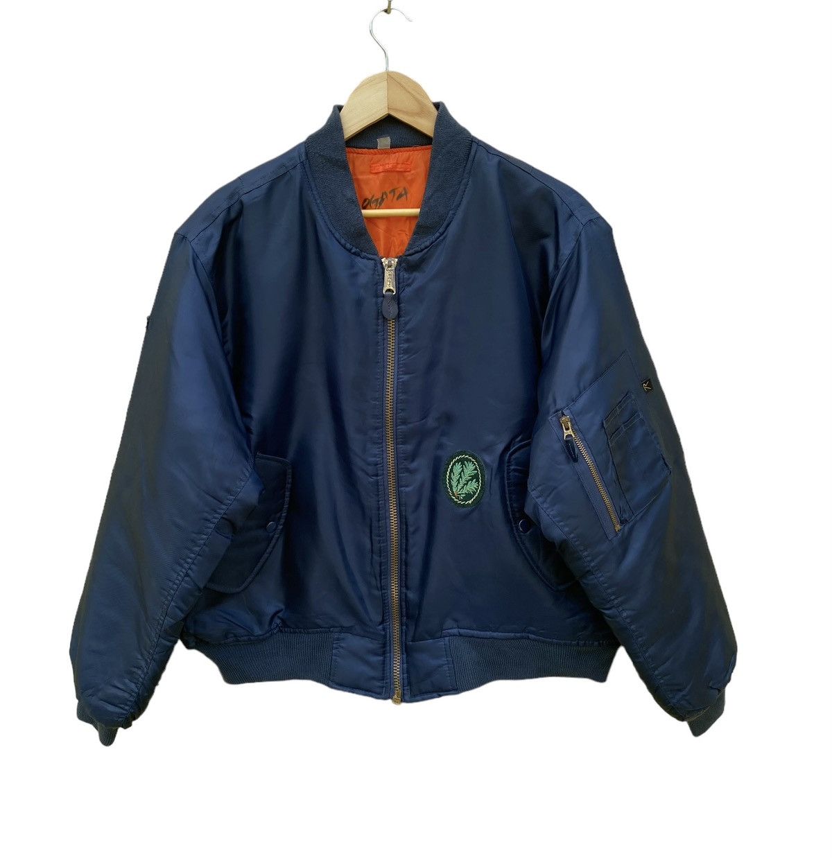 Vintage flight US air force bomber jacket