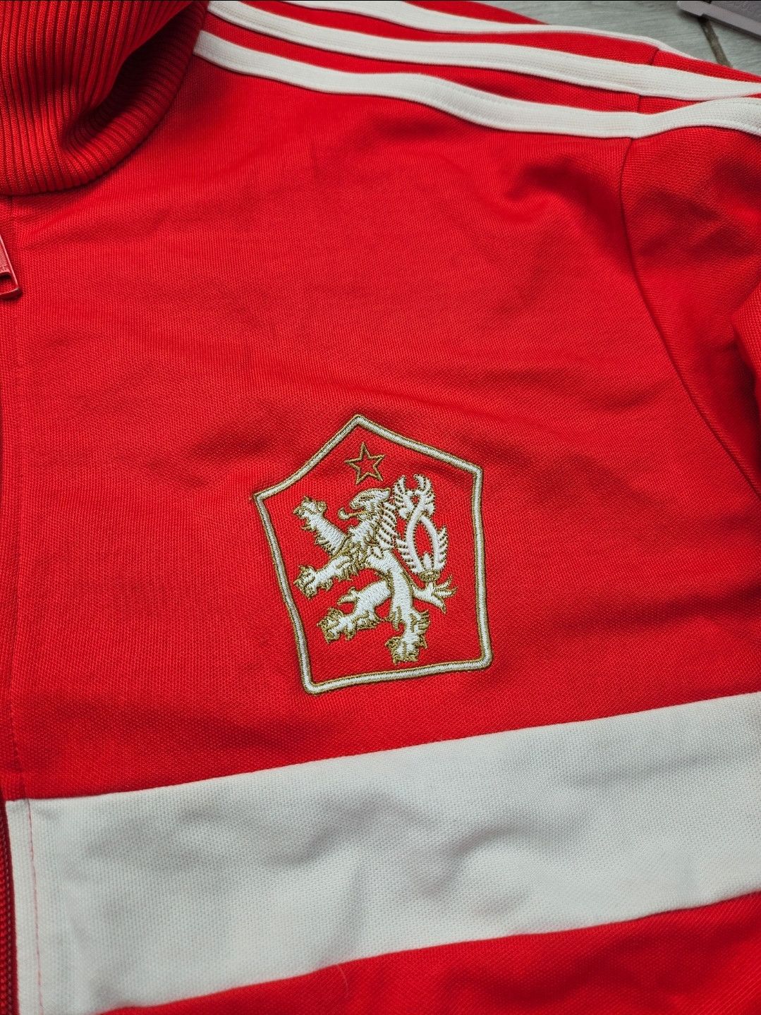 Adidas × Vintage Vintage Adidas Czechoslovakia football Track jacket Size US XL / EU 56 / 4 - 3 Thumbnail