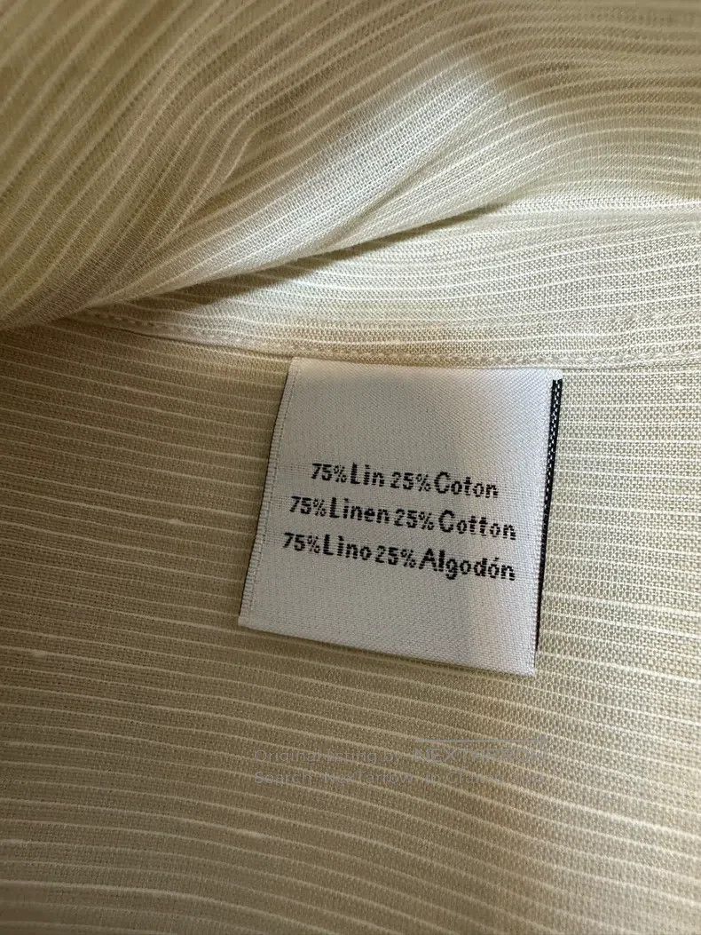 Hermes Hermes size 39 Linen shirt, 75% linen + 25% cotton. Size US M / EU 48-50 / 2 - 8 Thumbnail