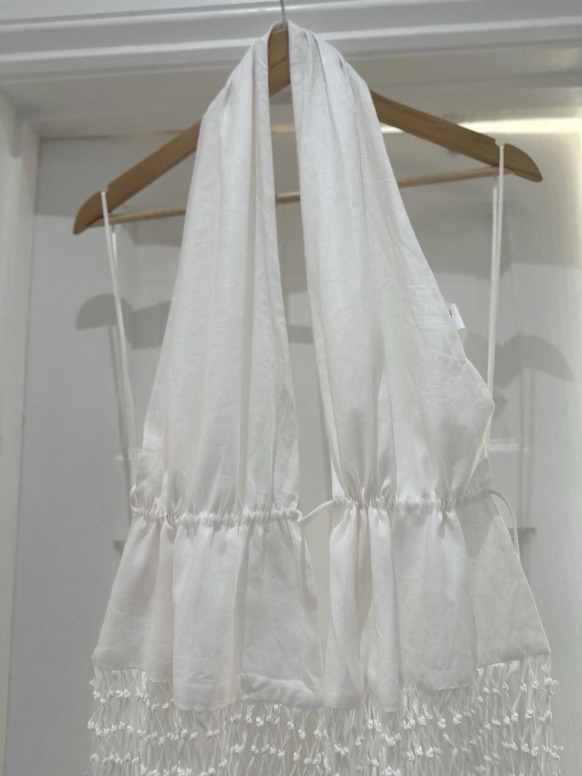 Zara ZARA Halter Neck Linen Coverup Top Size M / US 6-8 / IT 42-44 - 3 Thumbnail