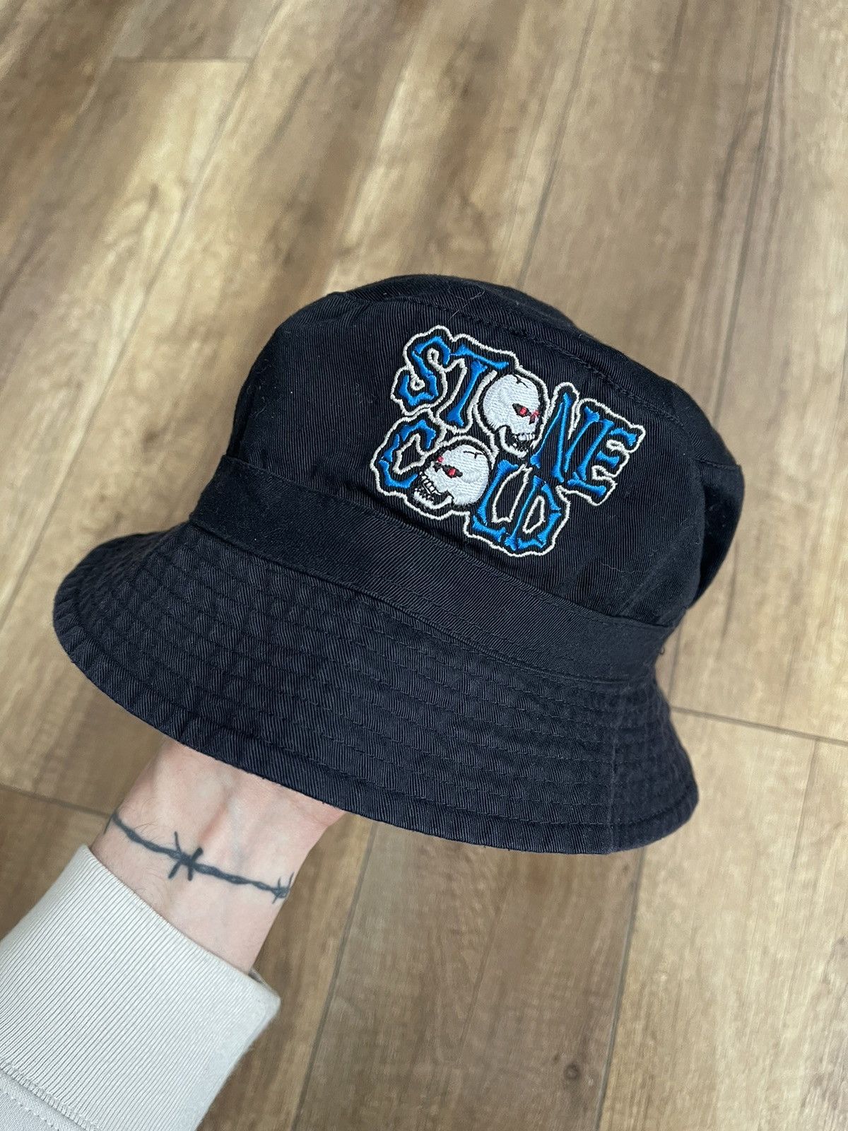 Vintage 1998 Stone Cold Vintage WWE WWF Panama Hat Size ONE SIZE - 1 Thumbnail