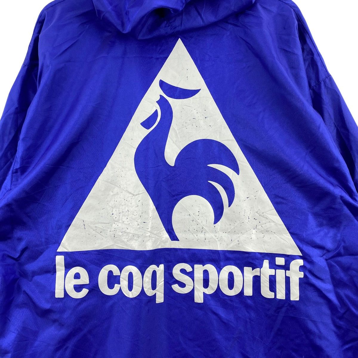 Le Coq Sportif LE COQ SPORTIF France Big Back Brand Print Oversize Hooded Size US XXL / EU 58 / 5 - 2 Thumbnail
