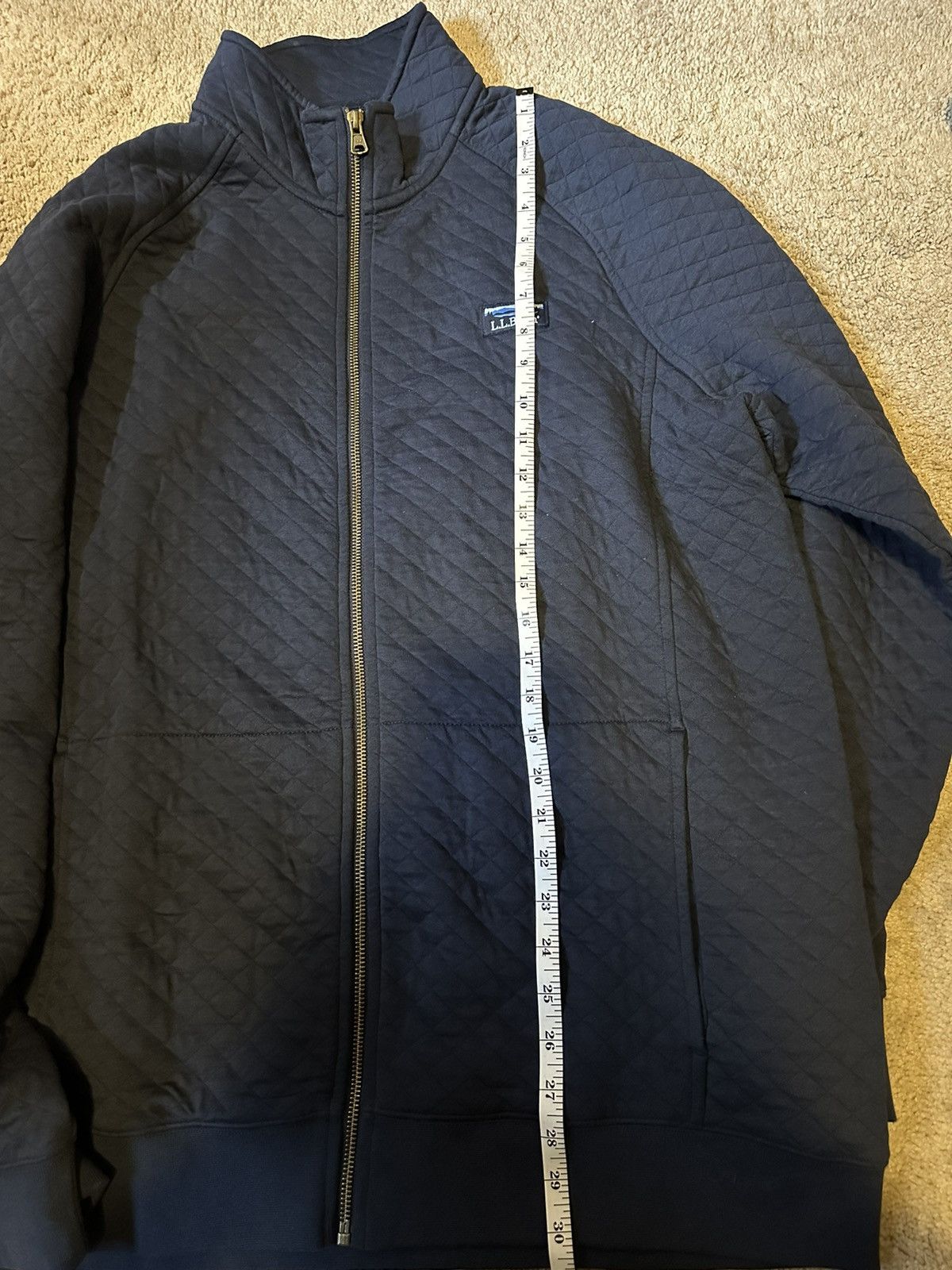 L.L. Bean L.L.Bean Quilted Zip Up Jacket / Sweatshirt Size US L / EU 52-54 / 3 - 4 Thumbnail