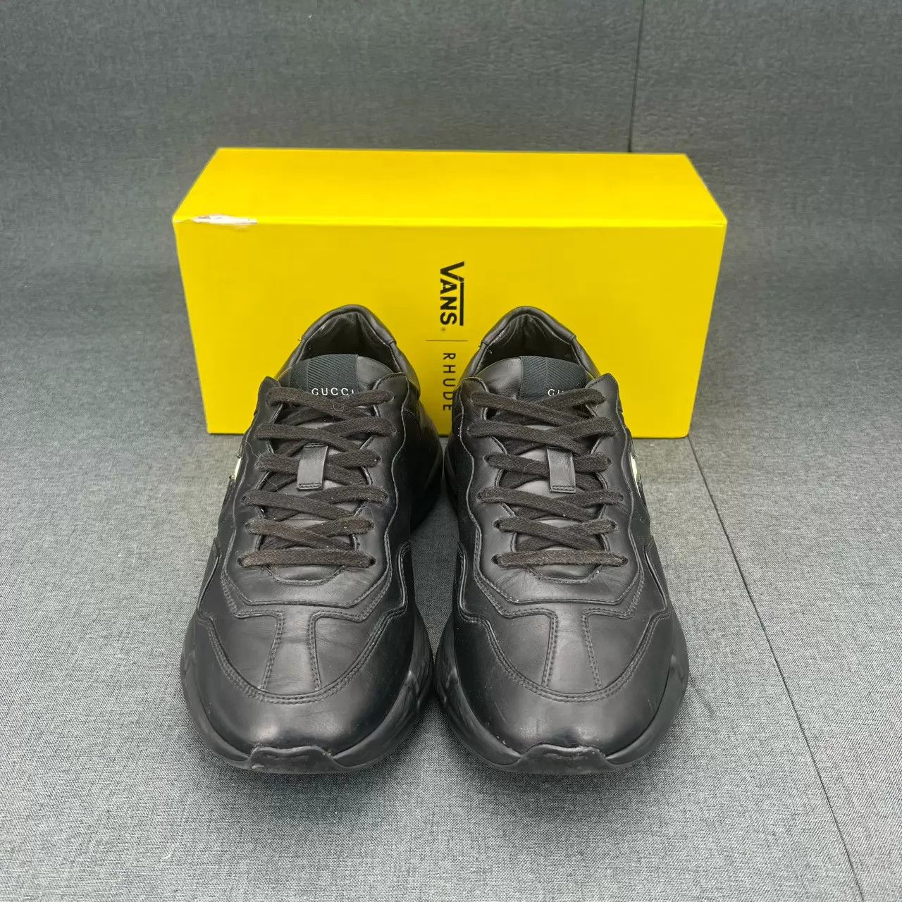 Gucci GUCCI Rhyton Black White Bat 6.5 New Size US 6.5 / IT 36.5 - 4 Thumbnail