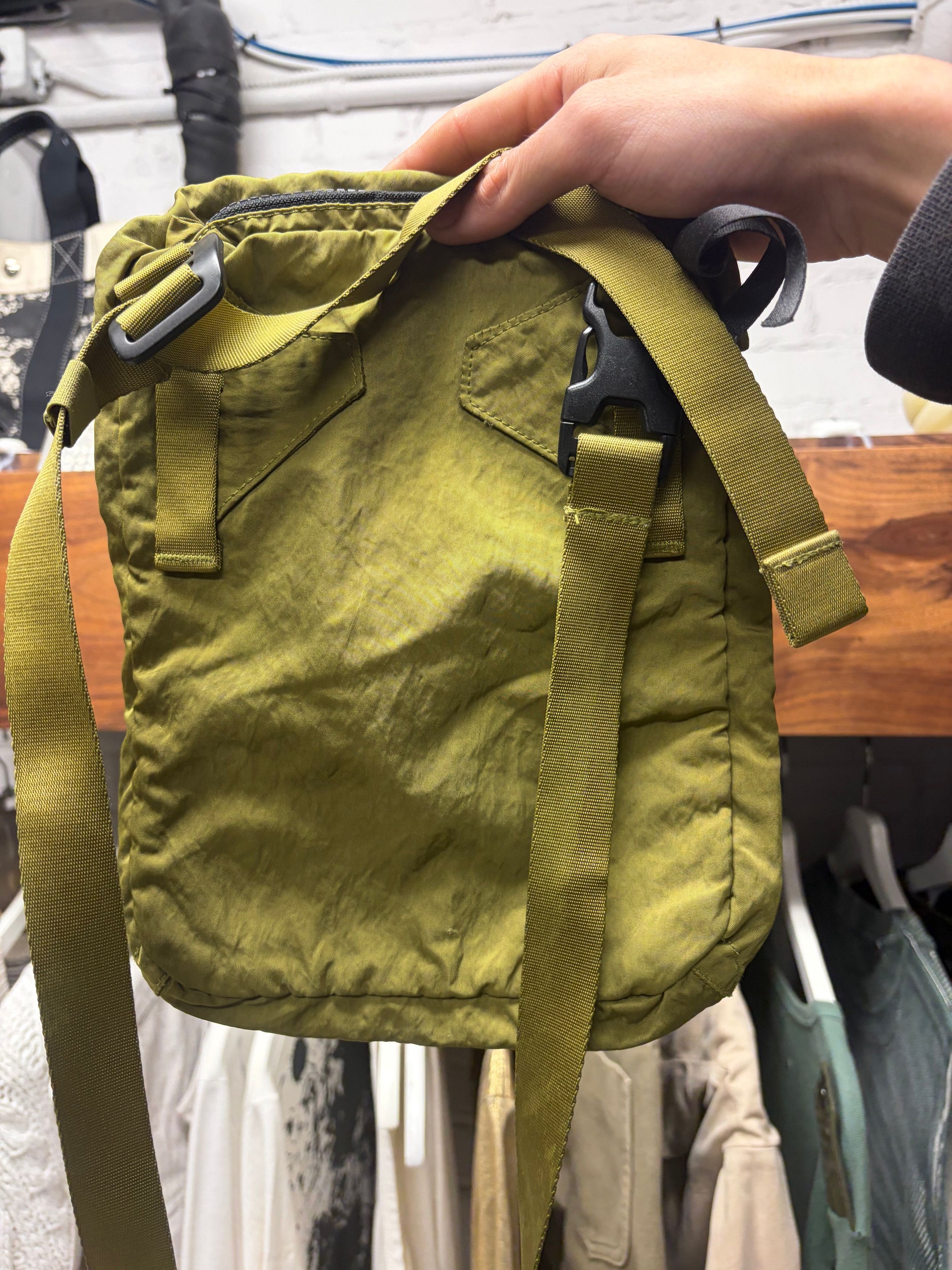 Other C.P. Company Green Nylon Crossbody Sling Bag Size ONE SIZE - 5 Thumbnail