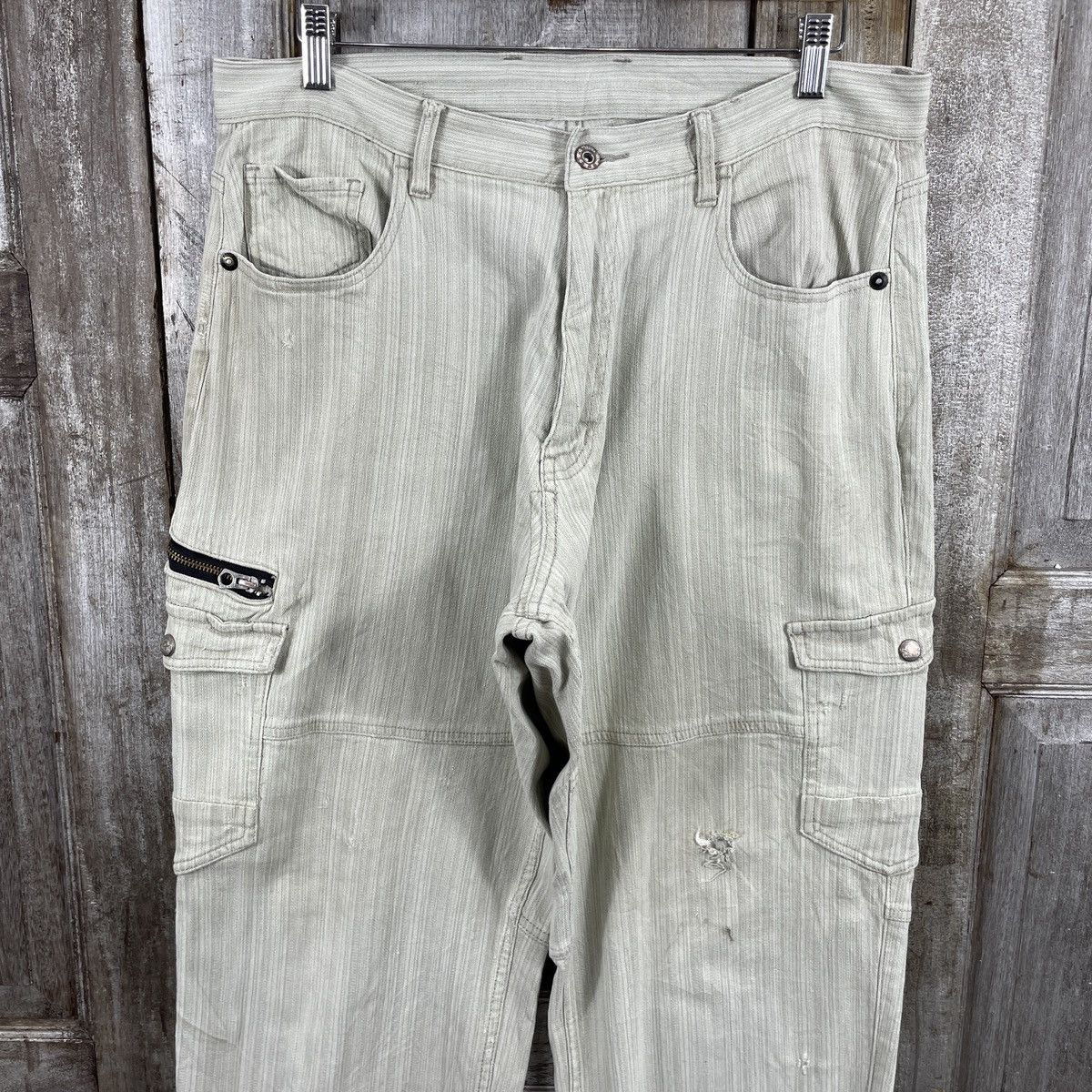 Japanese Brand × Vintage Vintage Dogman Traditional Work Wear Baggy Pants Size US 35 - 4 Thumbnail