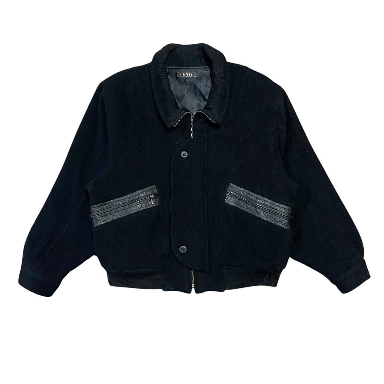 Issey Miyake Vintage Big Way Wool Bomber Jacket Issey Miyake Inspire Size US M / EU 48-50 / 2 - 1 Thumbnail