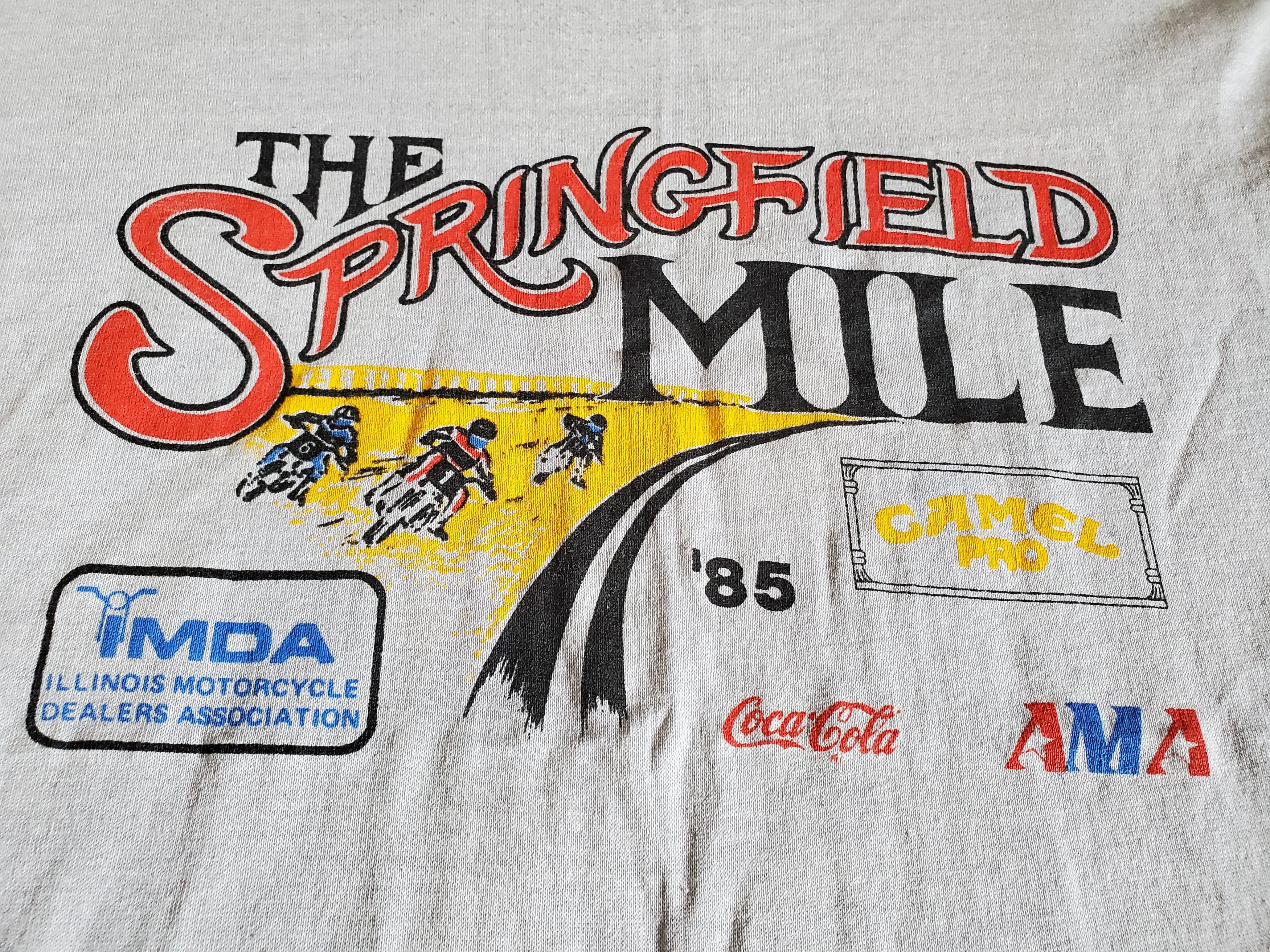 Camel × Vintage 80s Springfield Mile Motorcycle racing Camel single-stitch Size US M / EU 48-50 / 2 - 2 Thumbnail