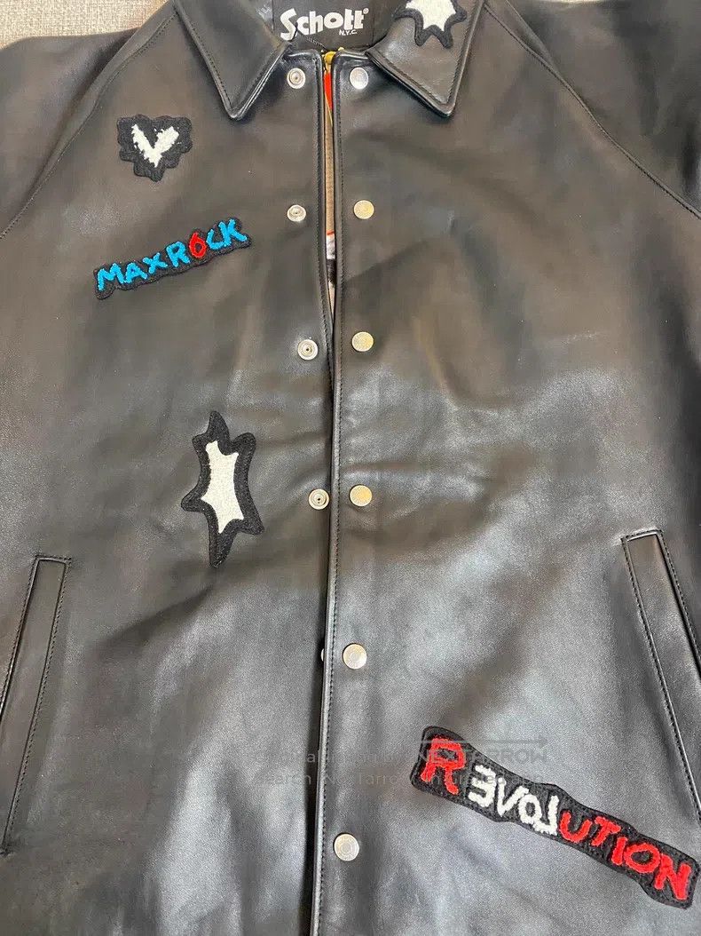 Schott Schott Black sheepskin Schott coat Size US L / EU 52-54 / 3 - 5 Thumbnail