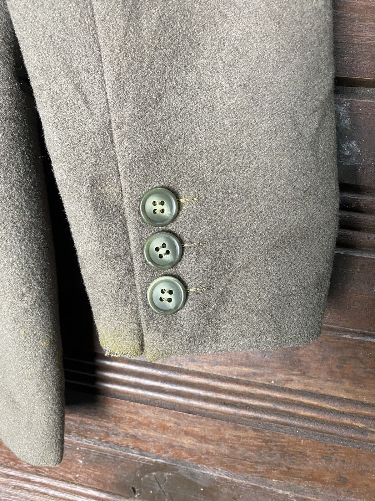 Emporio Armani Vintage Emporio Armani Wool Blazer Size 40R - 5 Thumbnail