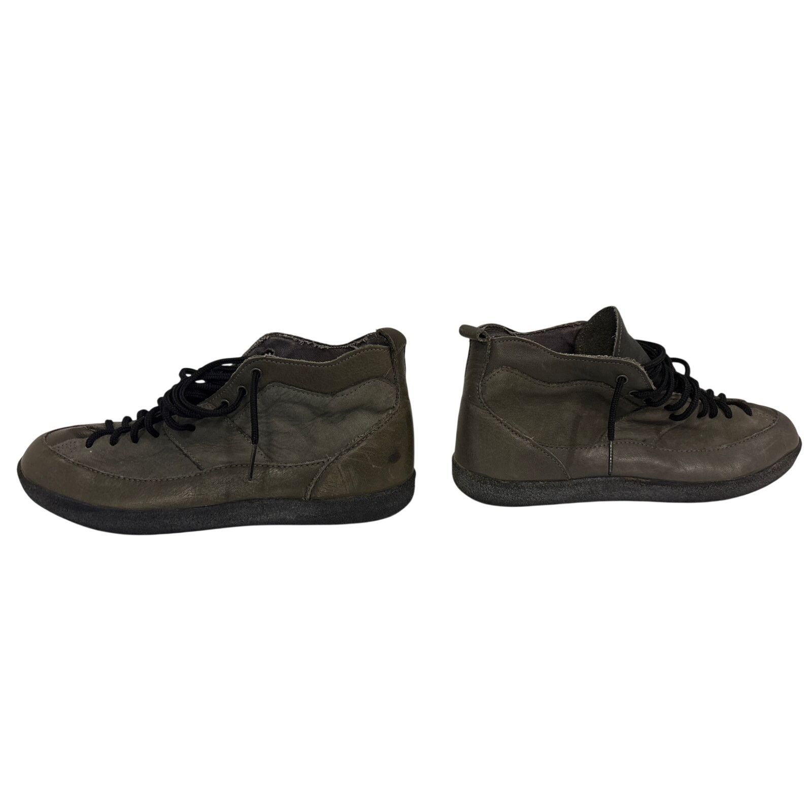 Nike Vintage 80s Nike i.e. Grey Leather Lace Up shoe w7 880406 T2 Size US 7 / IT 37 - 9 Thumbnail