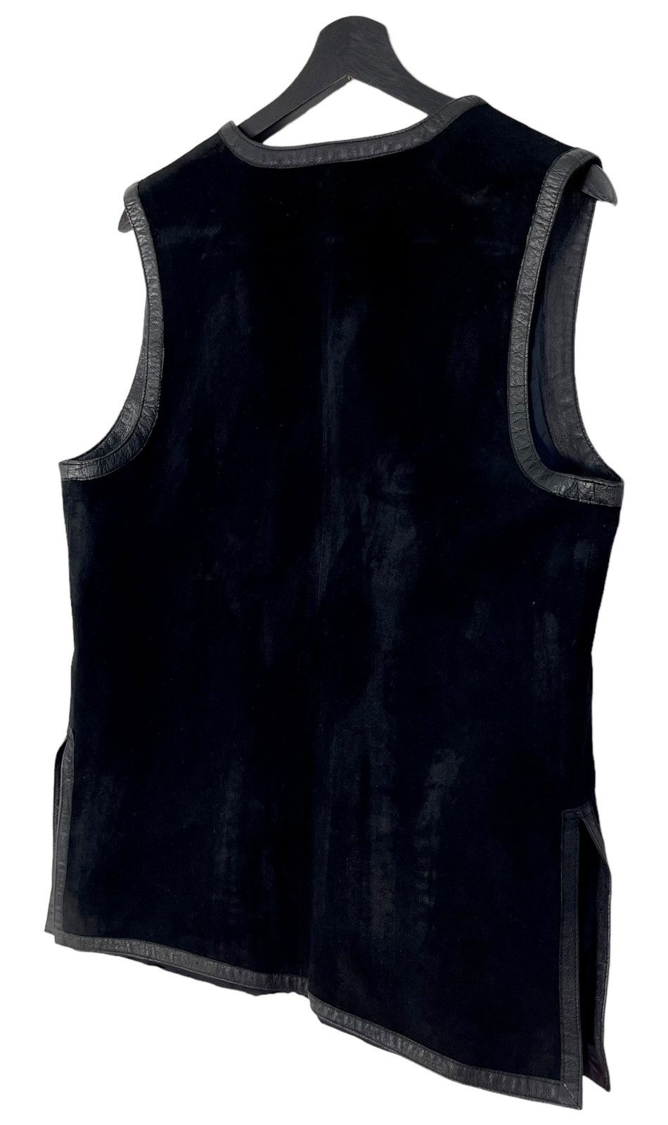 Genuine Leather Vintage Mylene Suede Leather Vest Size US L / EU 52-54 / 3 - 4 Thumbnail