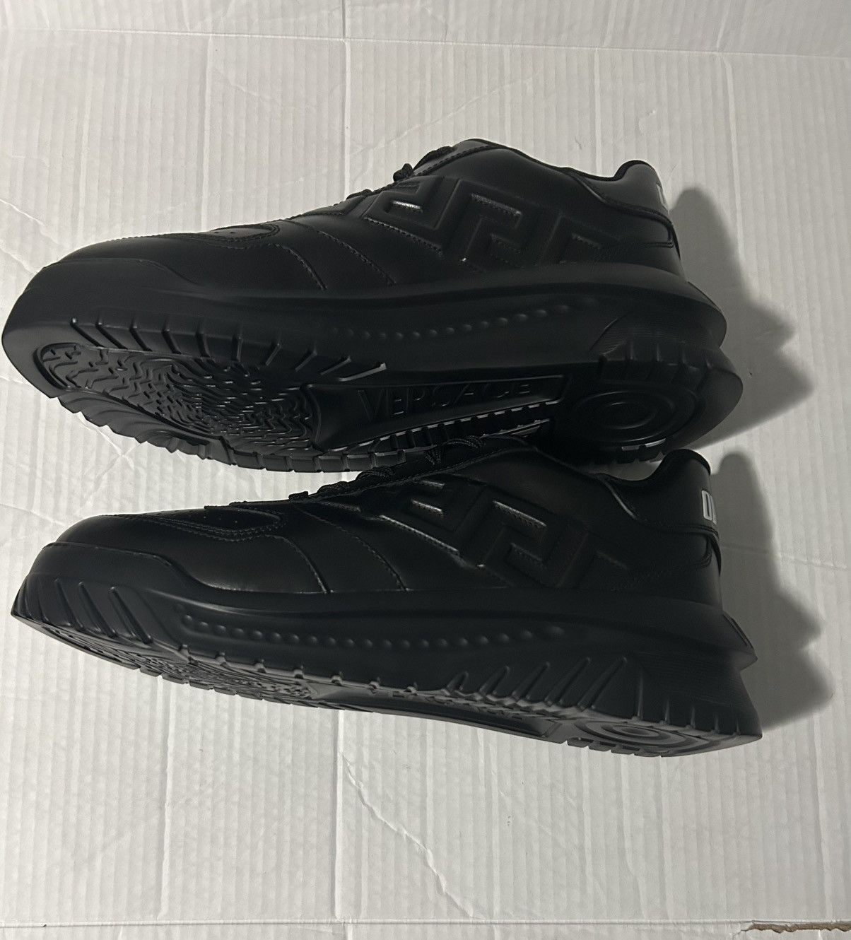Versace Versace Greca Odissea Black Sneakers Men’s 14 US / 47 EU New Size US 14 / EU 47 - 4 Thumbnail