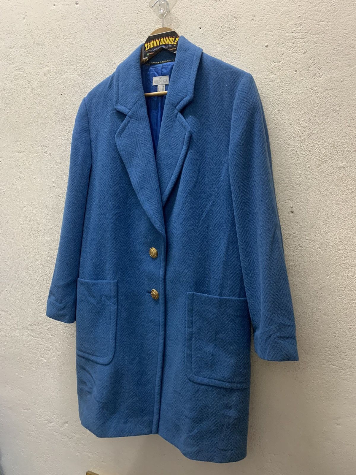 Designer × Japanese Brand Prestige Coat Wool Jacket Size L / US 10 / IT 46 - 2 Thumbnail