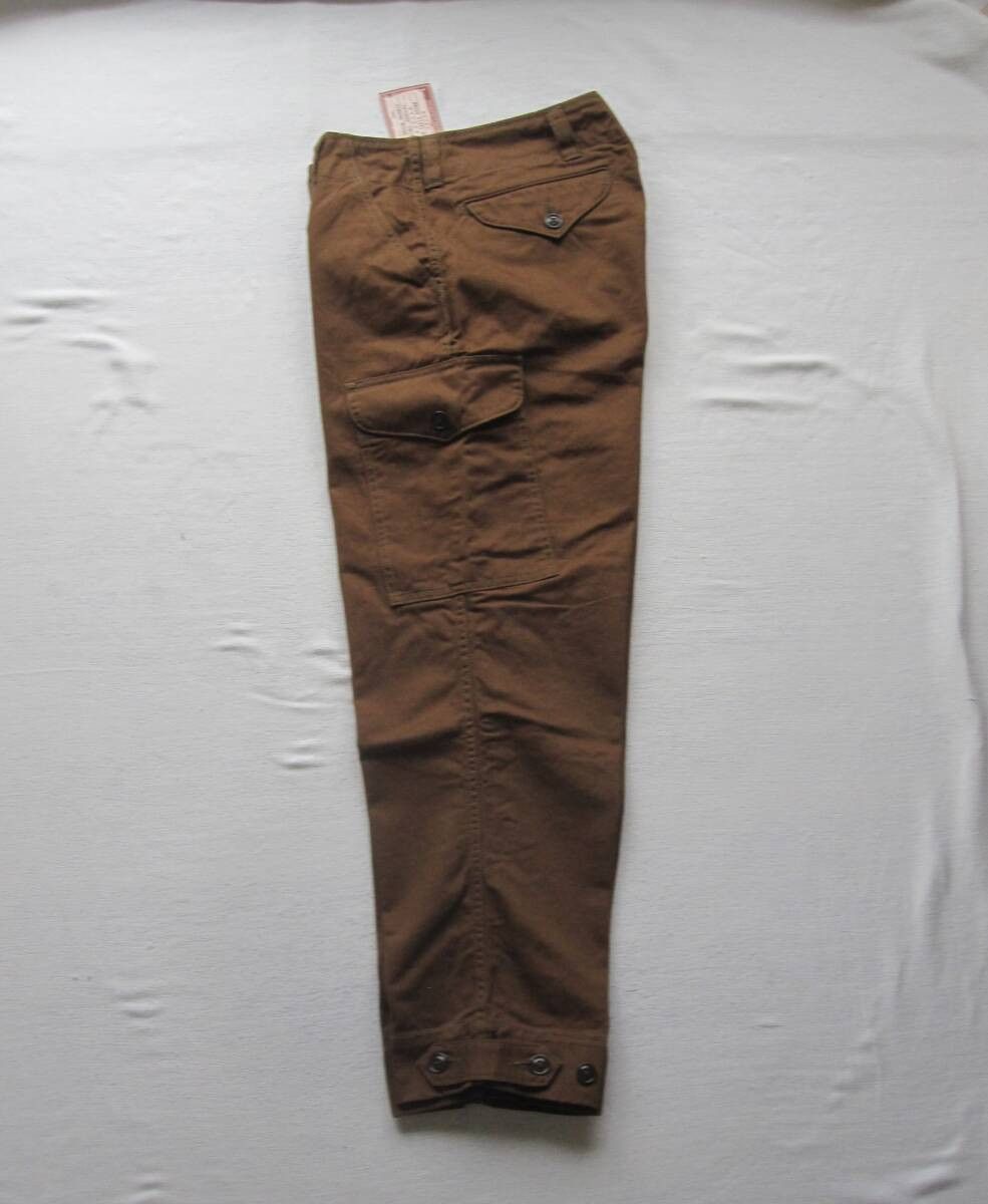 Freewheelers “AVIATOR’S TROUSERS” 34 SEPEA BROWN Size US 34 / EU 50 - 9 Thumbnail