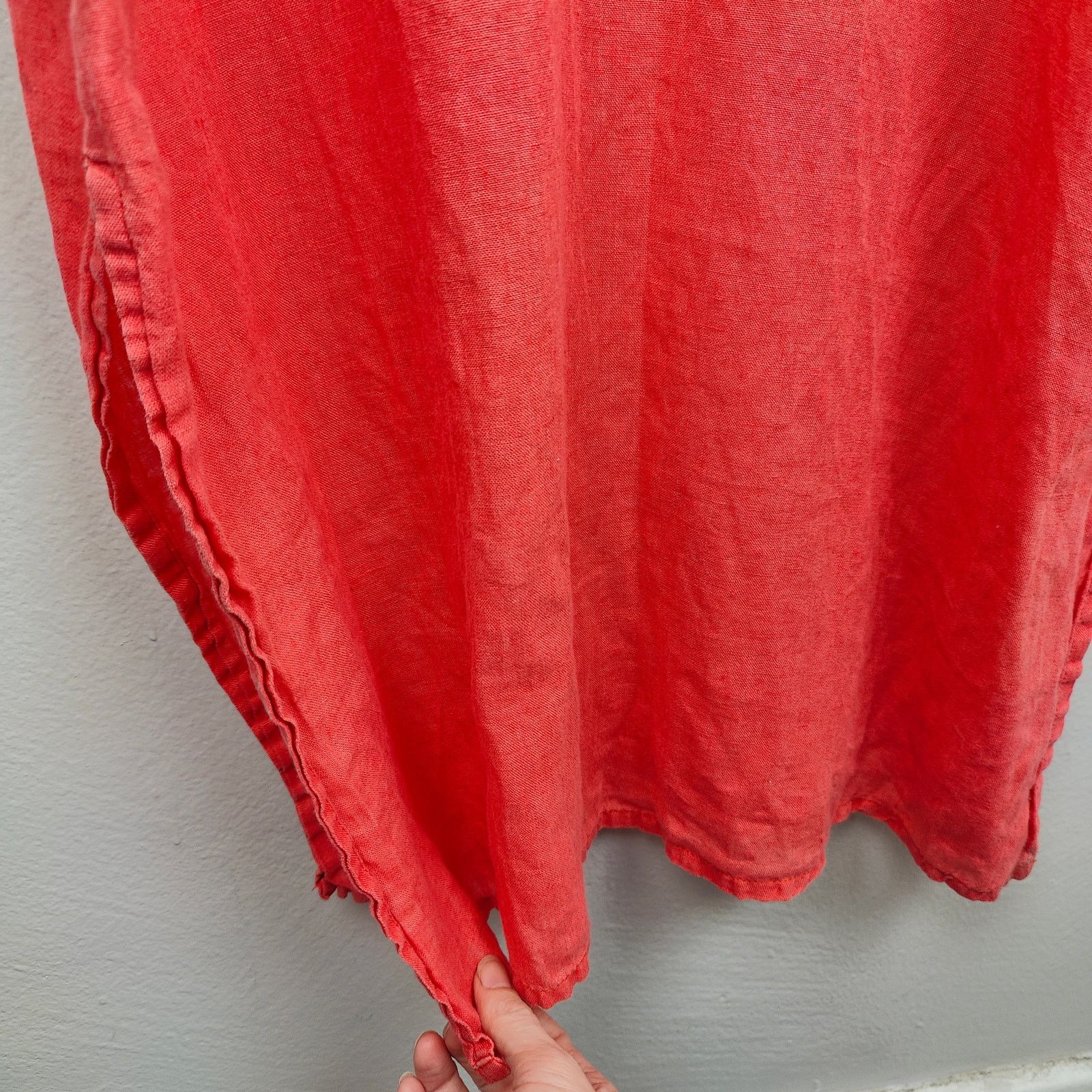 Other Flax Linen Maxi Dress Womens Small Orange Sleeveless Beachy Size S / US 4 / IT 40 - 3 Thumbnail