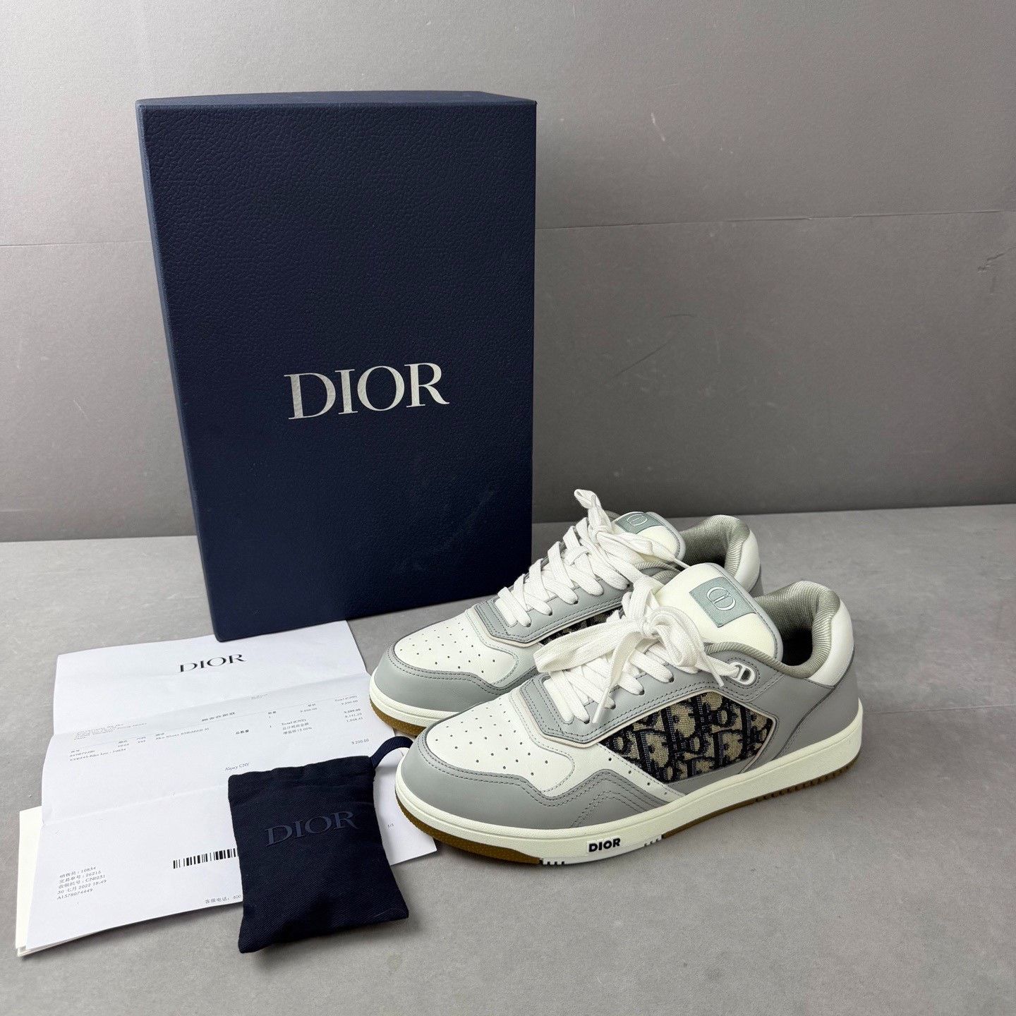 Dior Dior B27 Low-Top Monogram Sneakers Size US 10 / EU 43 - 1 Thumbnail